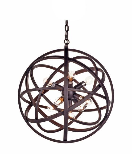 Nest taklampa umber