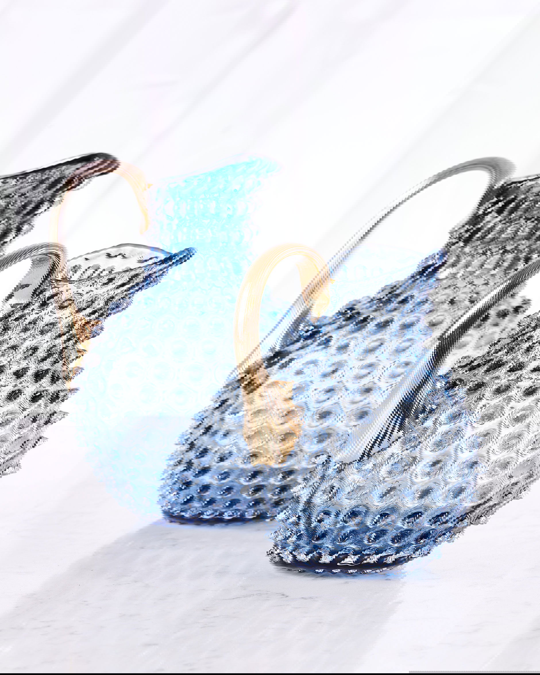 Paris karaff åskblå guld 2 liter