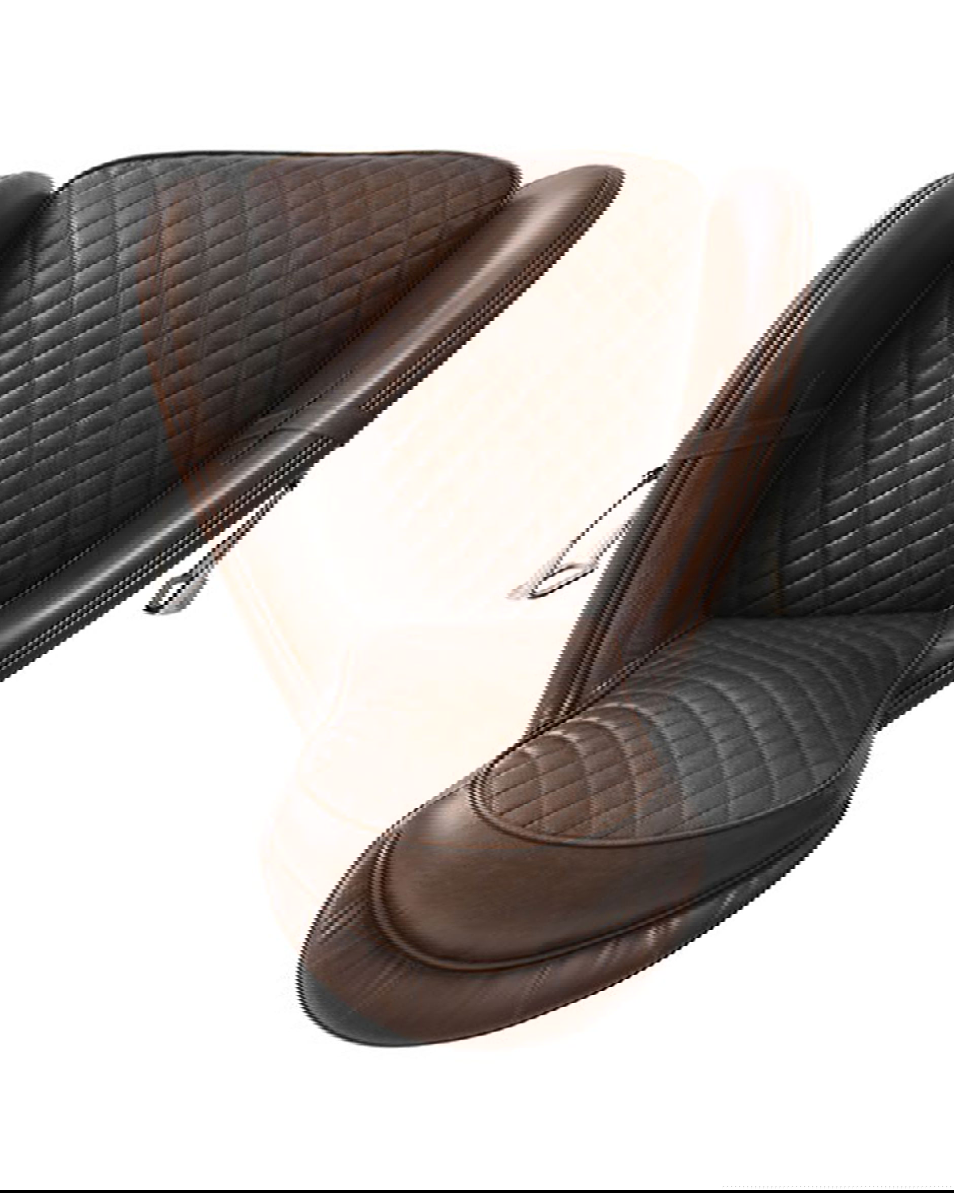 Saddle Leather Armchair Vintage Cigar