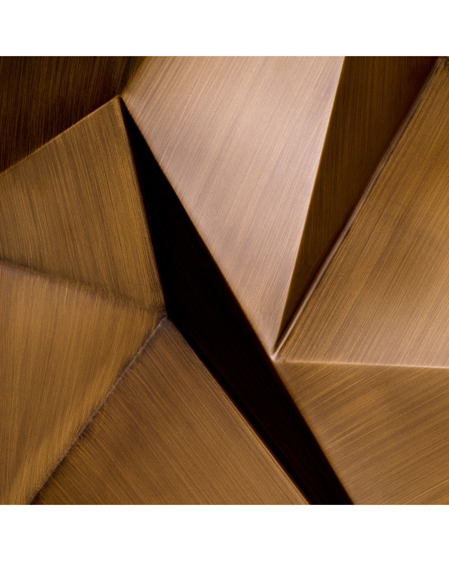 Bravura väggdekoration borstad mässing