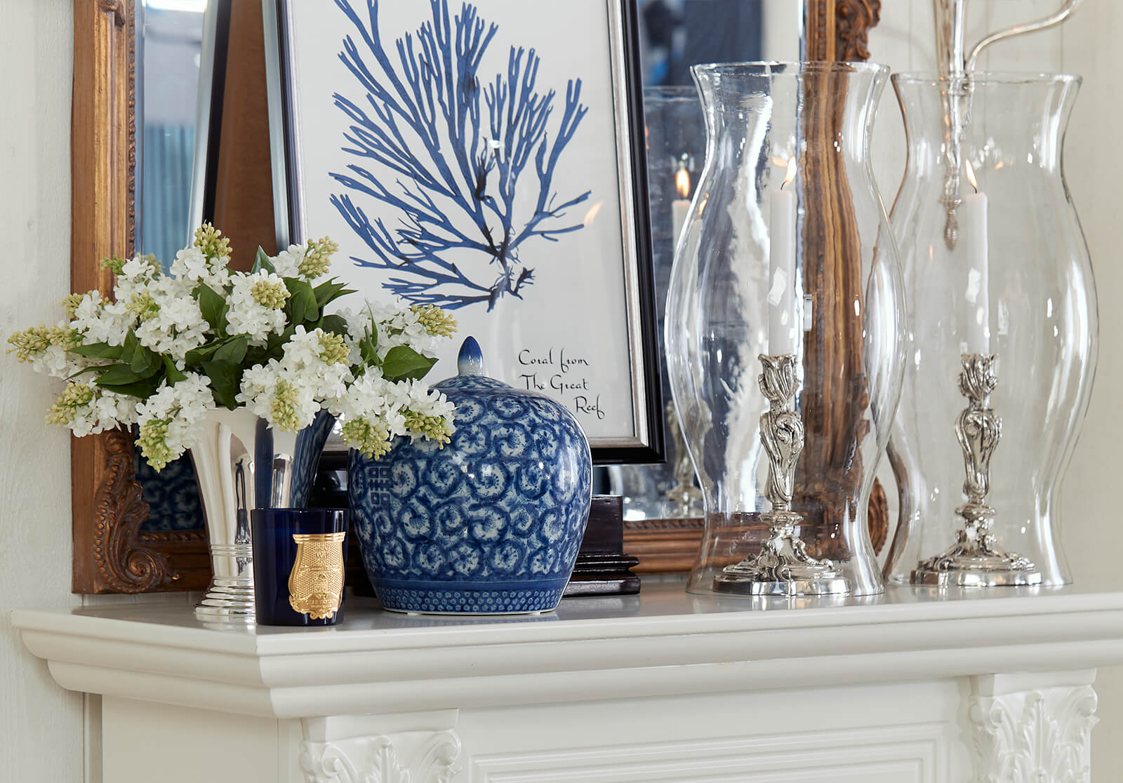 Blue & White Interior