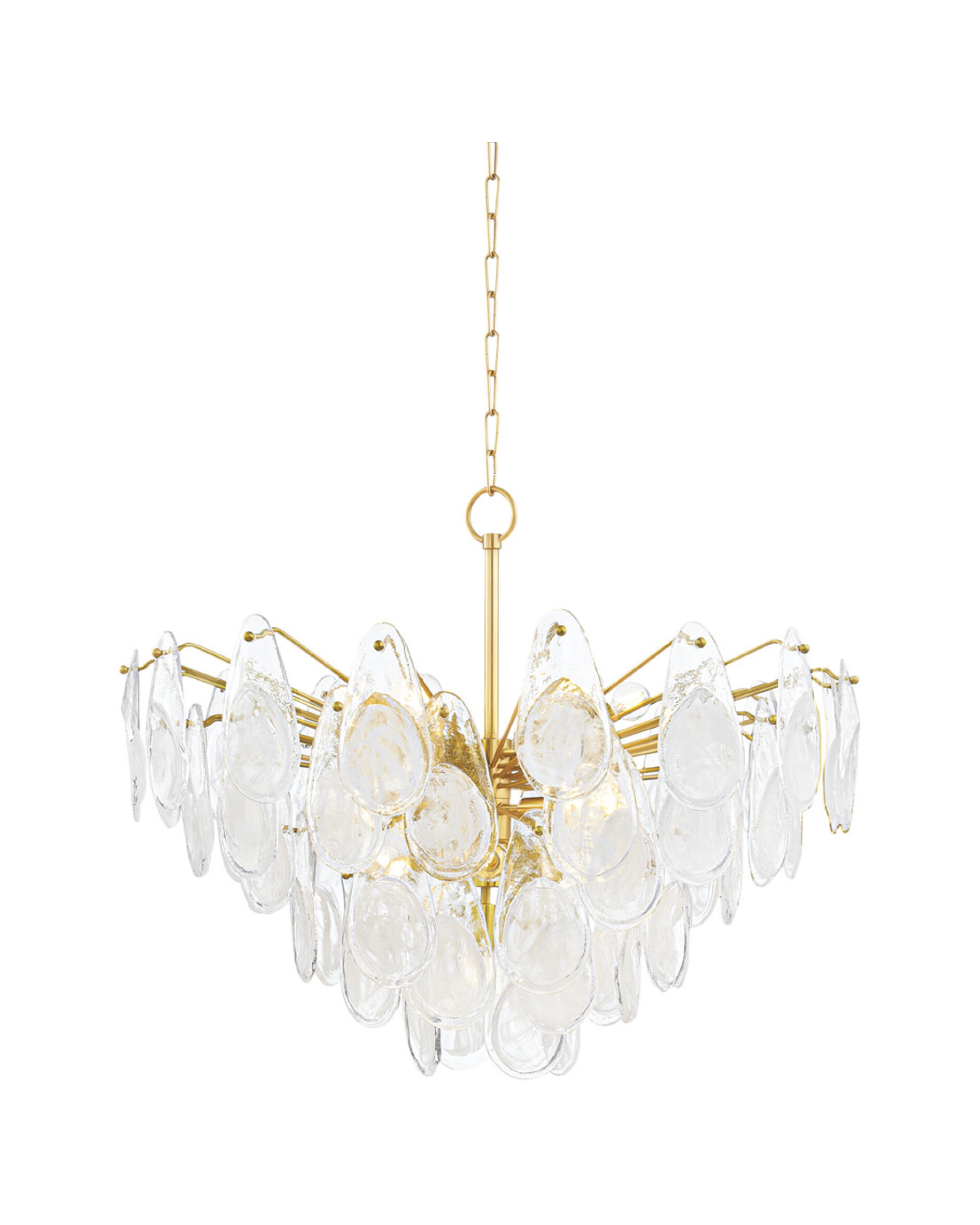 Darcia Chandelier Aged Brass