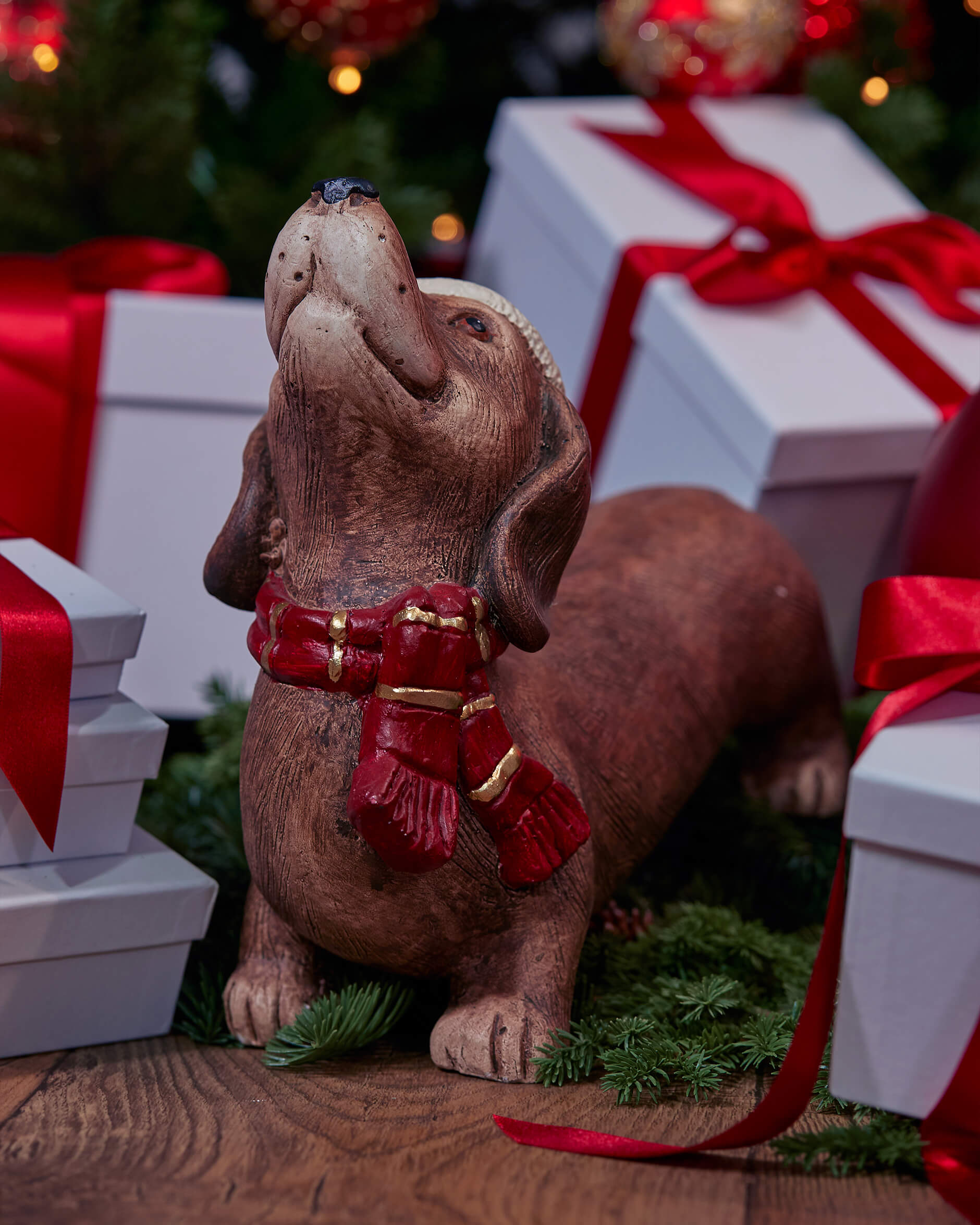 Bruno hund juldekoration