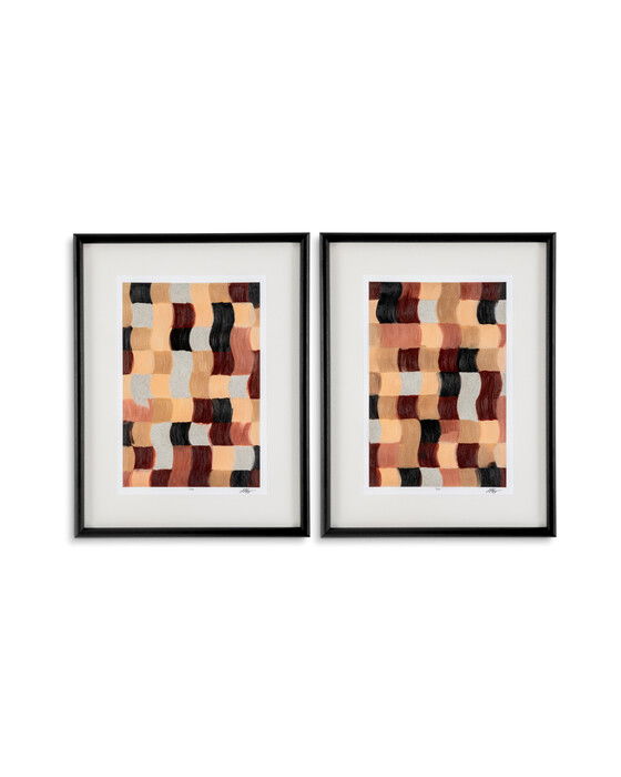 Sun baked mosaïc by Grace Popp 2-set