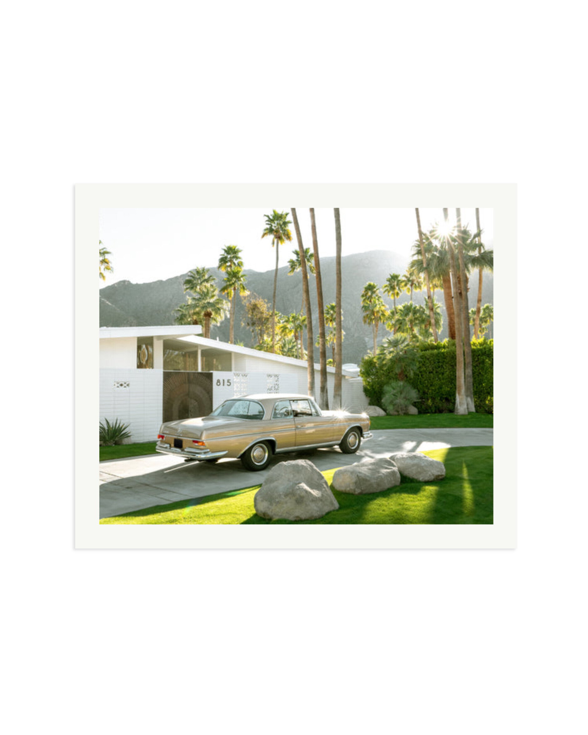 Mercedes-Benz in Palm Springs Print Only / XXL