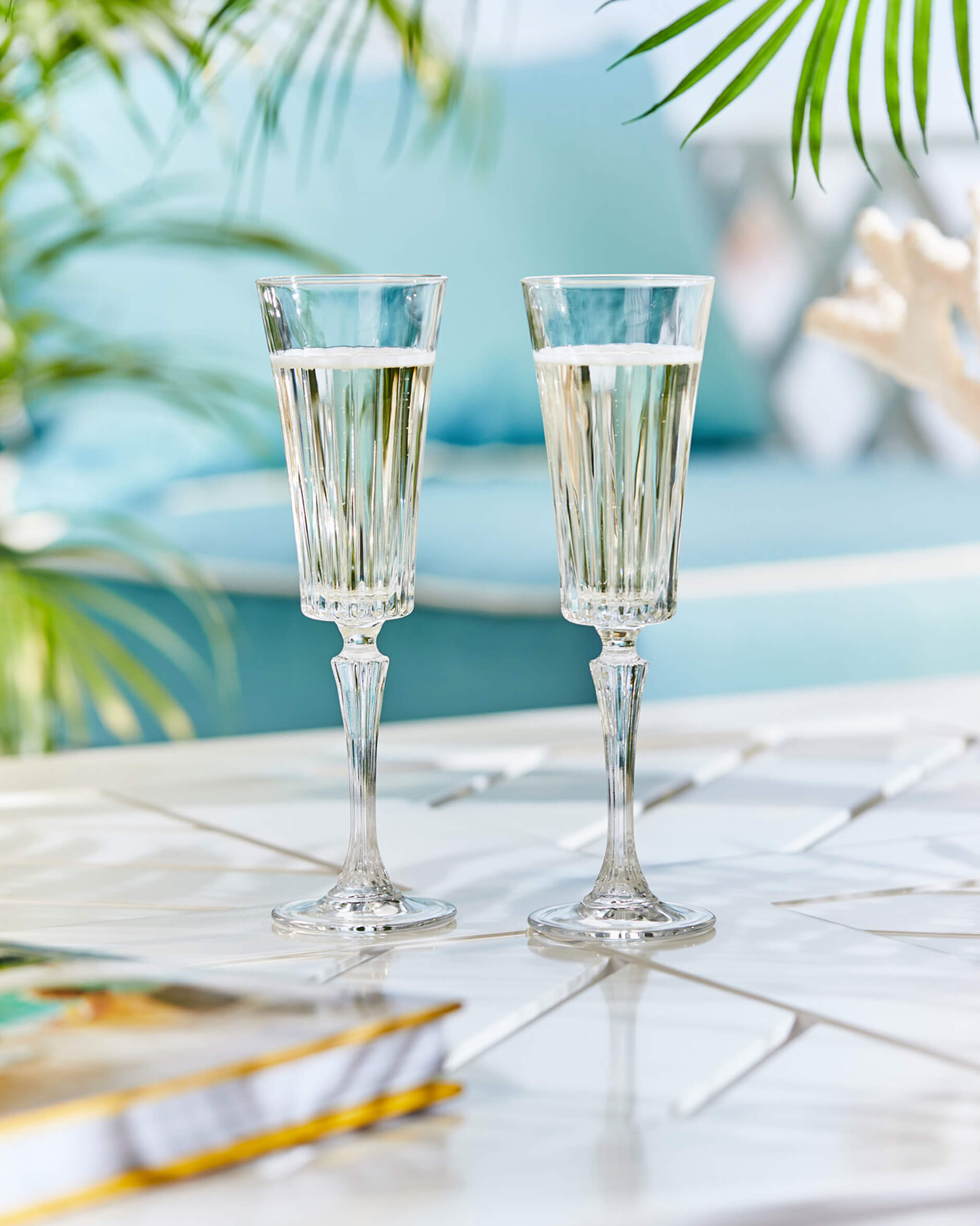 Manhattan Champagne Glass Crystal 6-pack