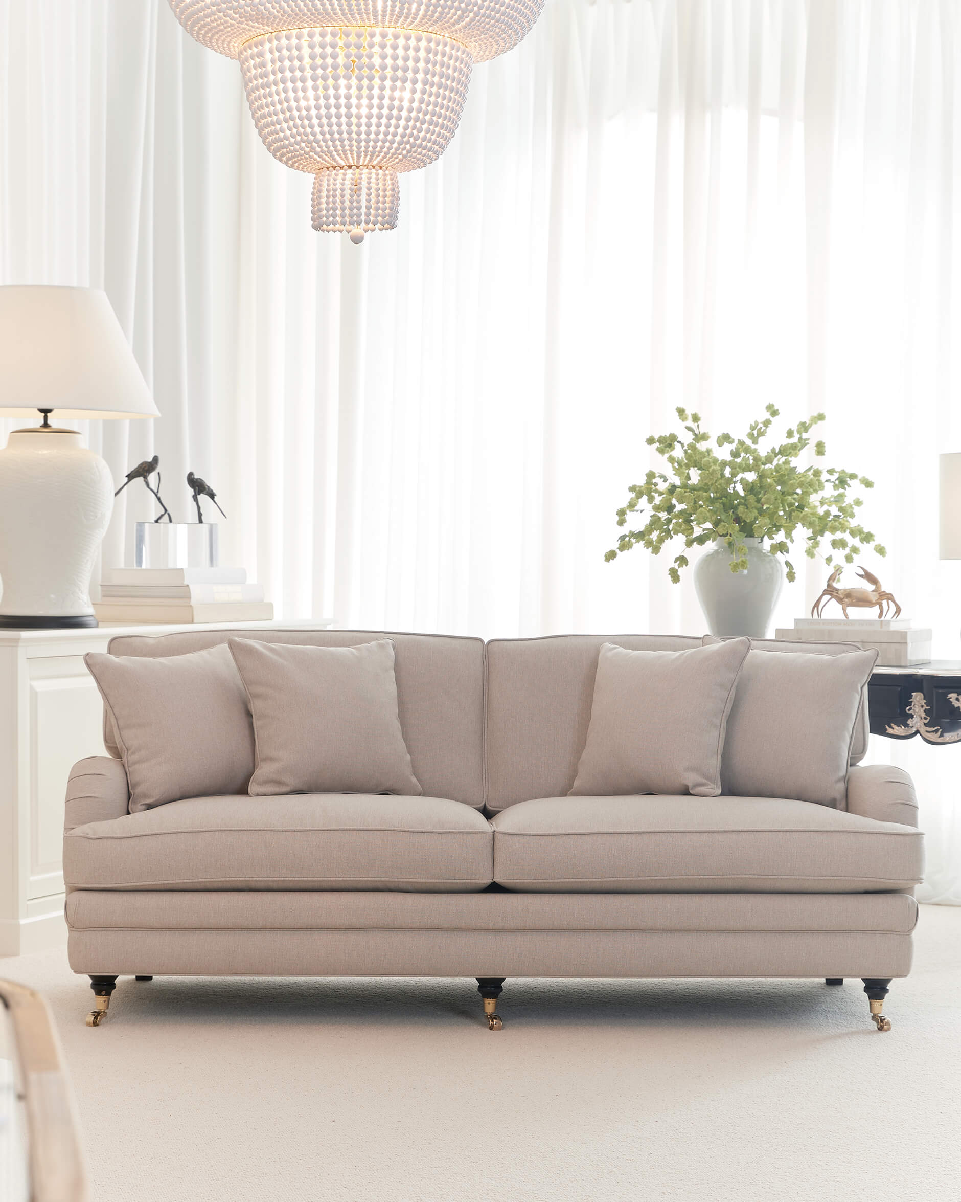 Howard Heritage sofa 3-seter sandfarge