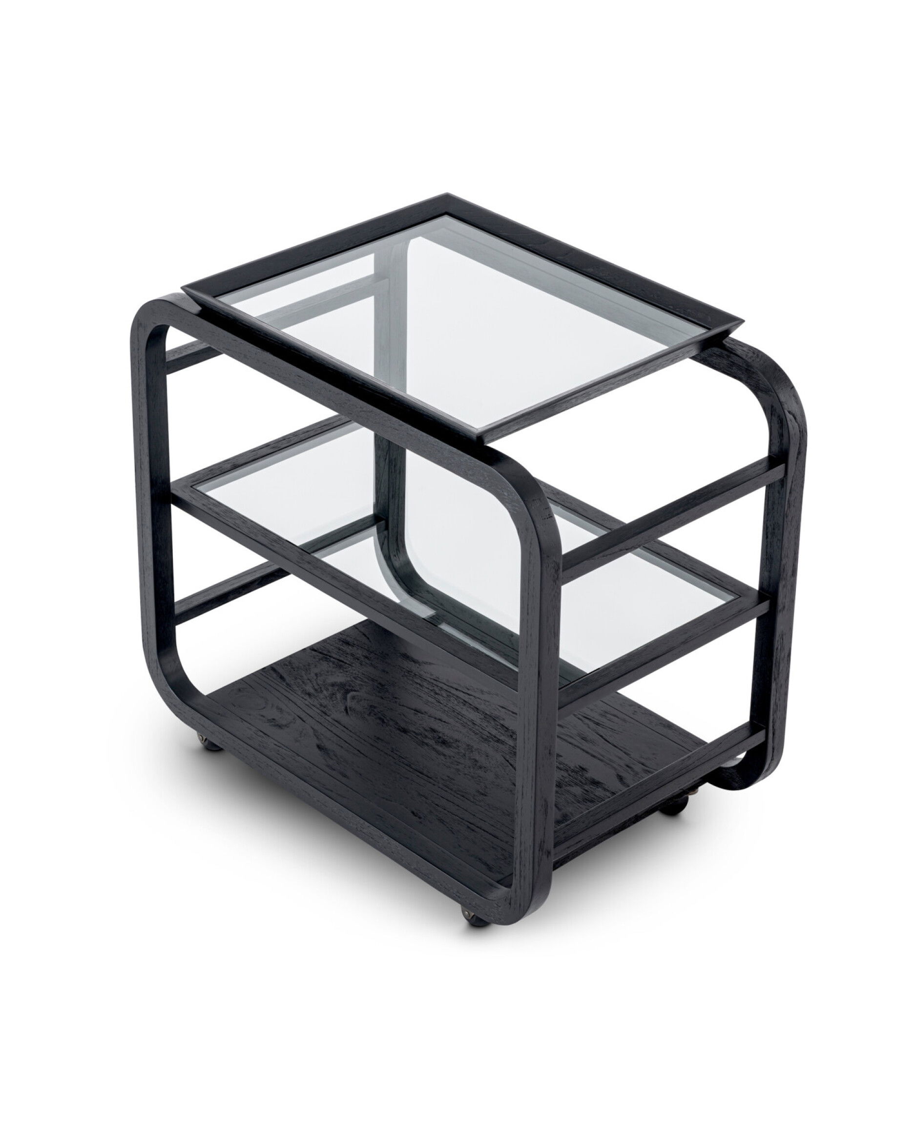 Mayfair serveerwagen zwart