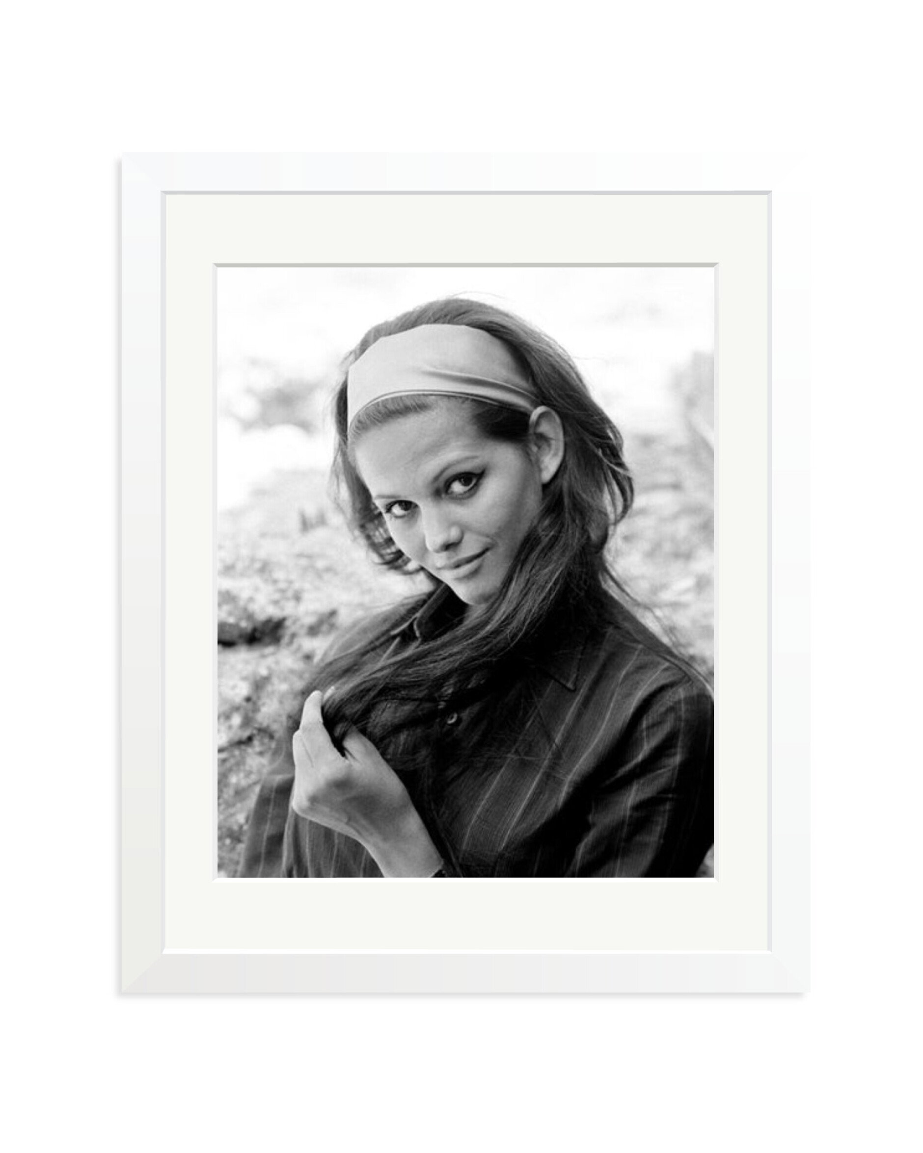 Claudia Cardinale Portrait, 1950 White / Medium