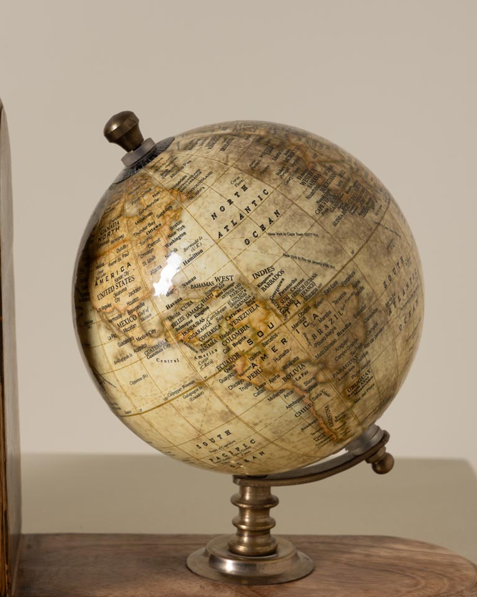 Oxton globe bookends