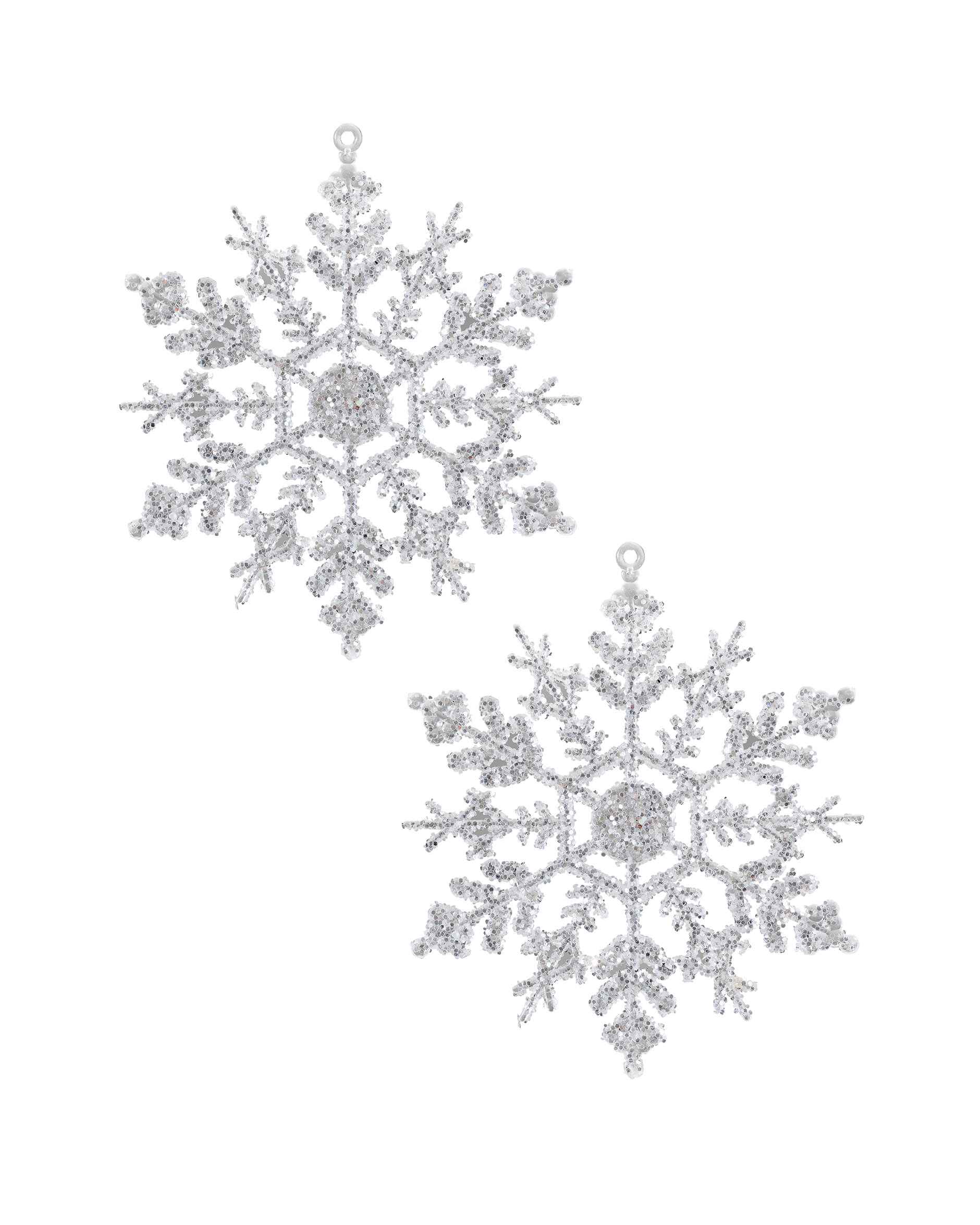 Tindra snöflingor silver 2-pack