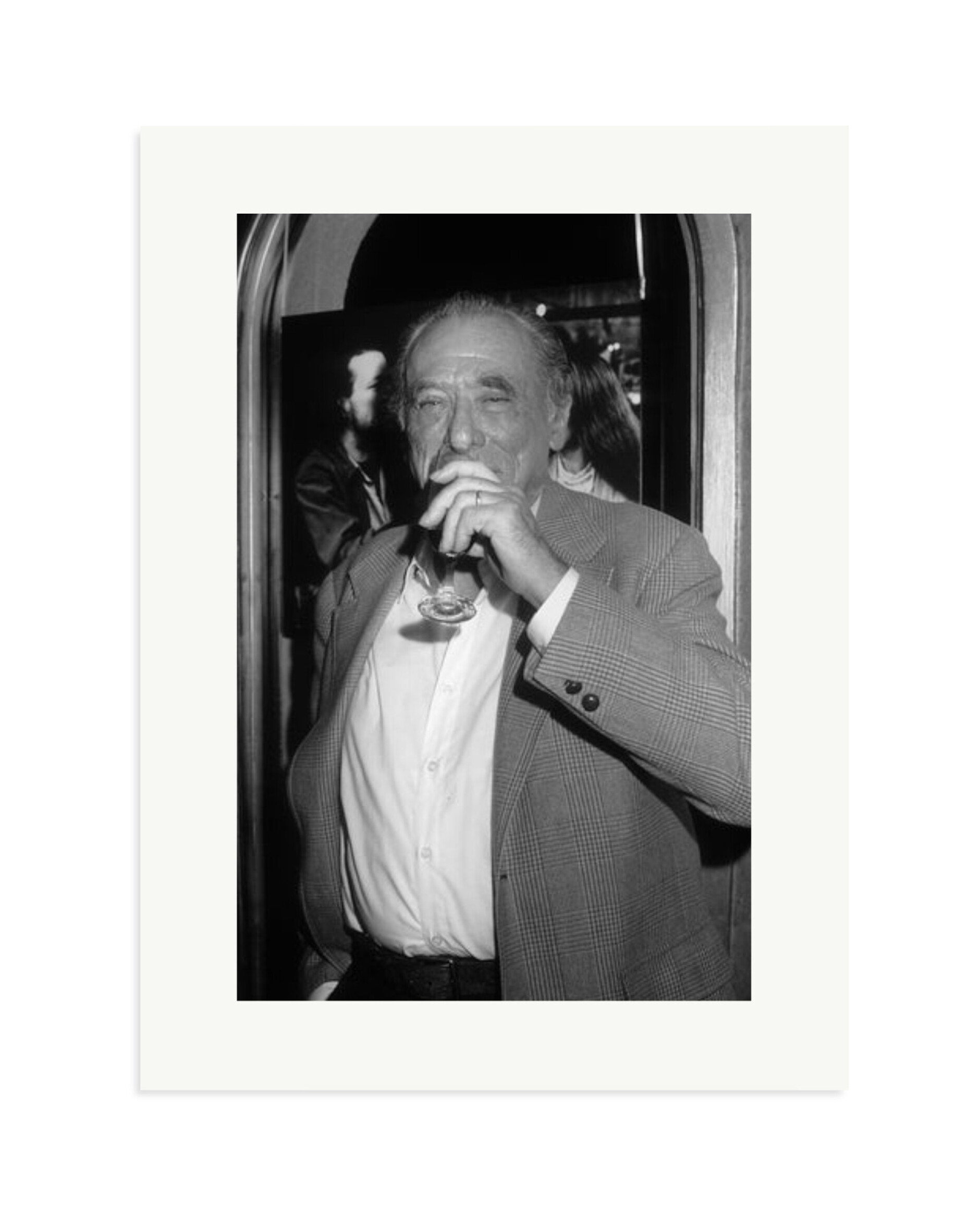 Charles Bukowski Portrait Print Only / XL
