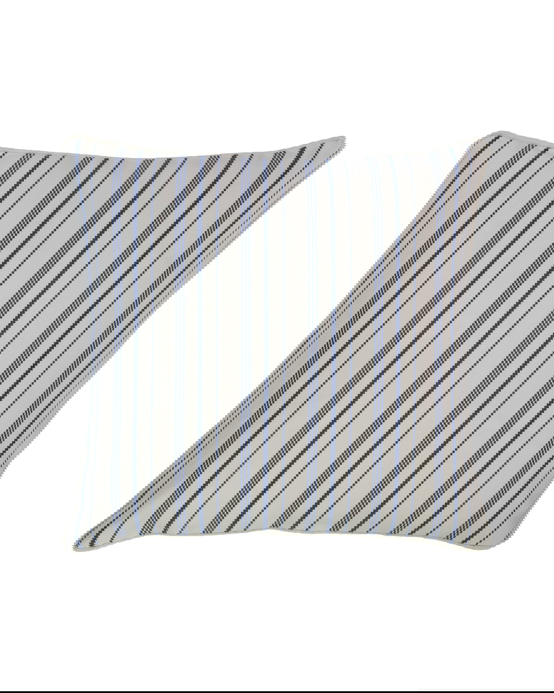 Annick Ticking kuddfodral blå/vit