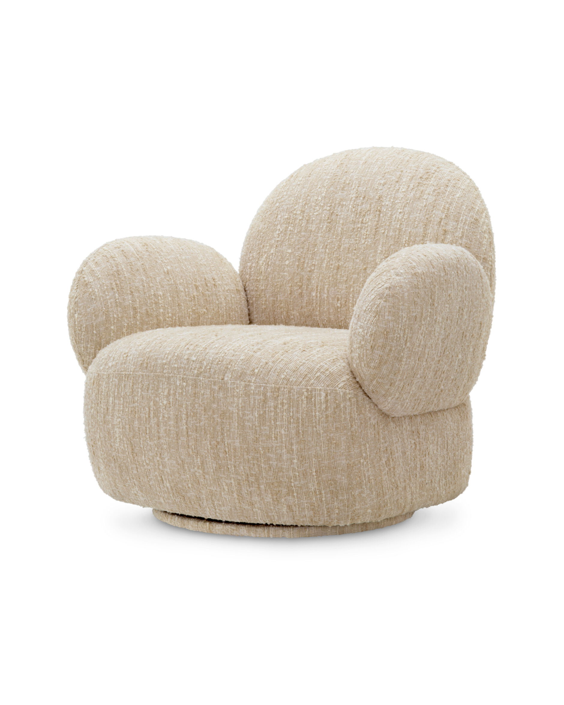 Madrone fåtölj bouclé sonata cream