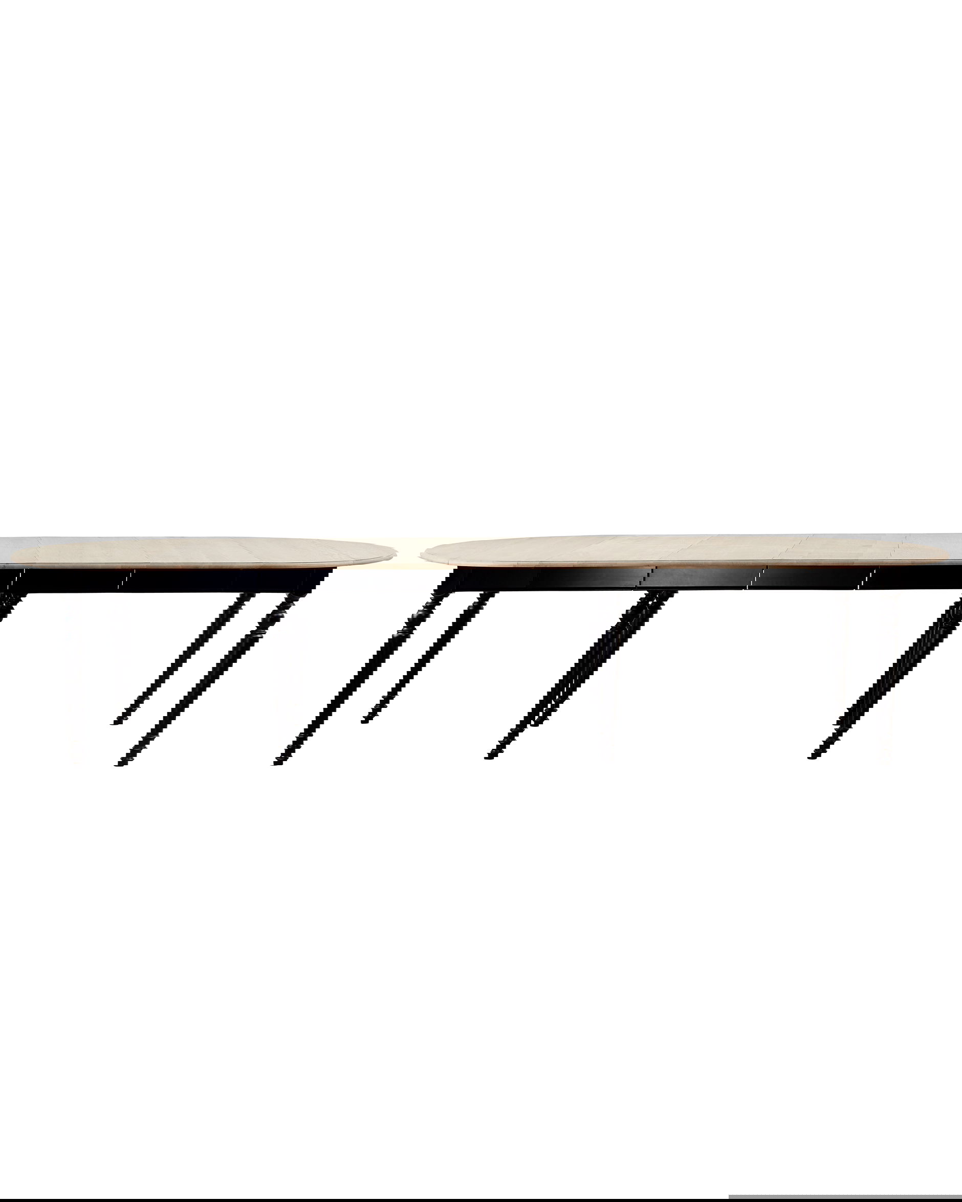 Korsika Esstisch Eiche/schwarz