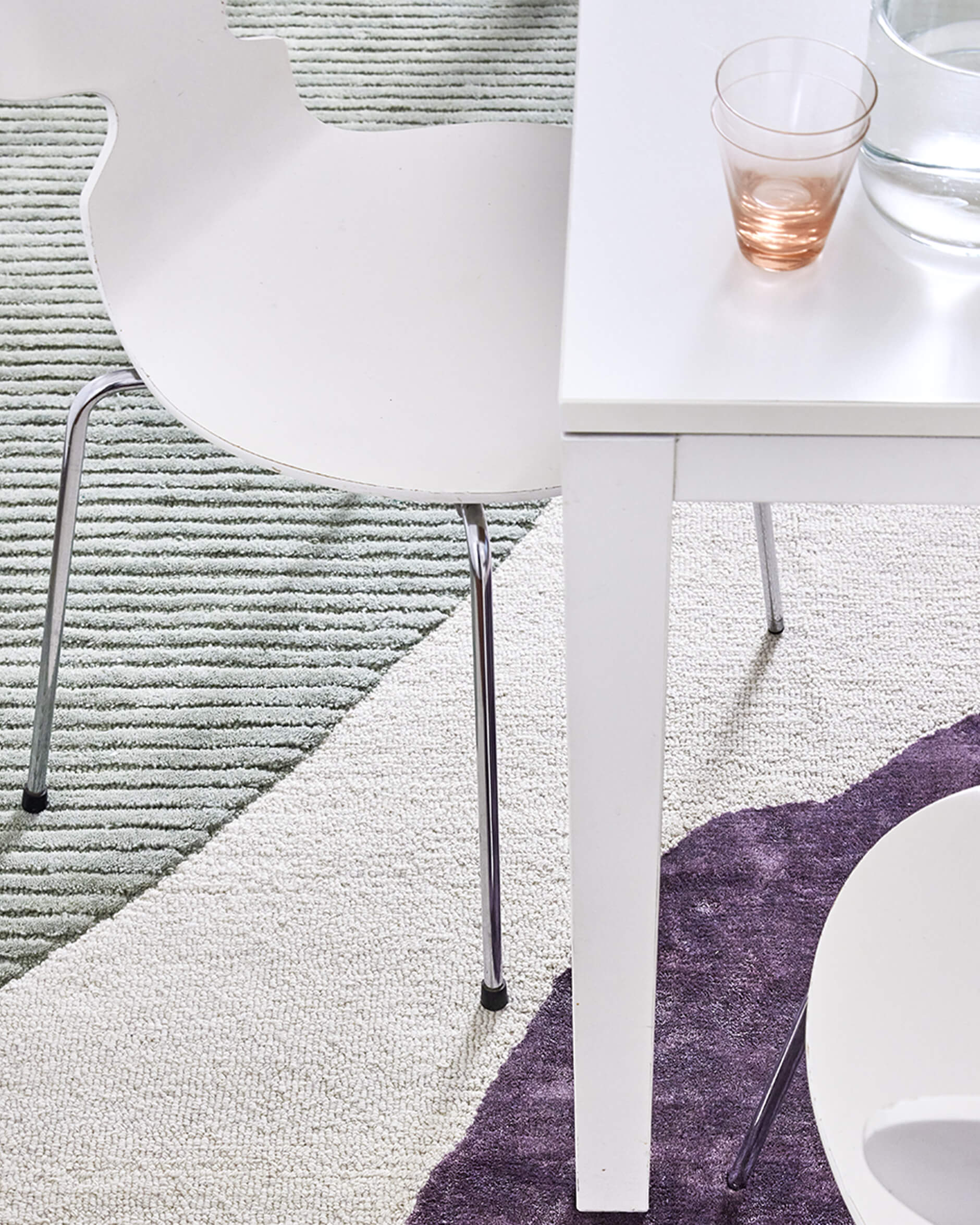 Topaz matta ivory/green