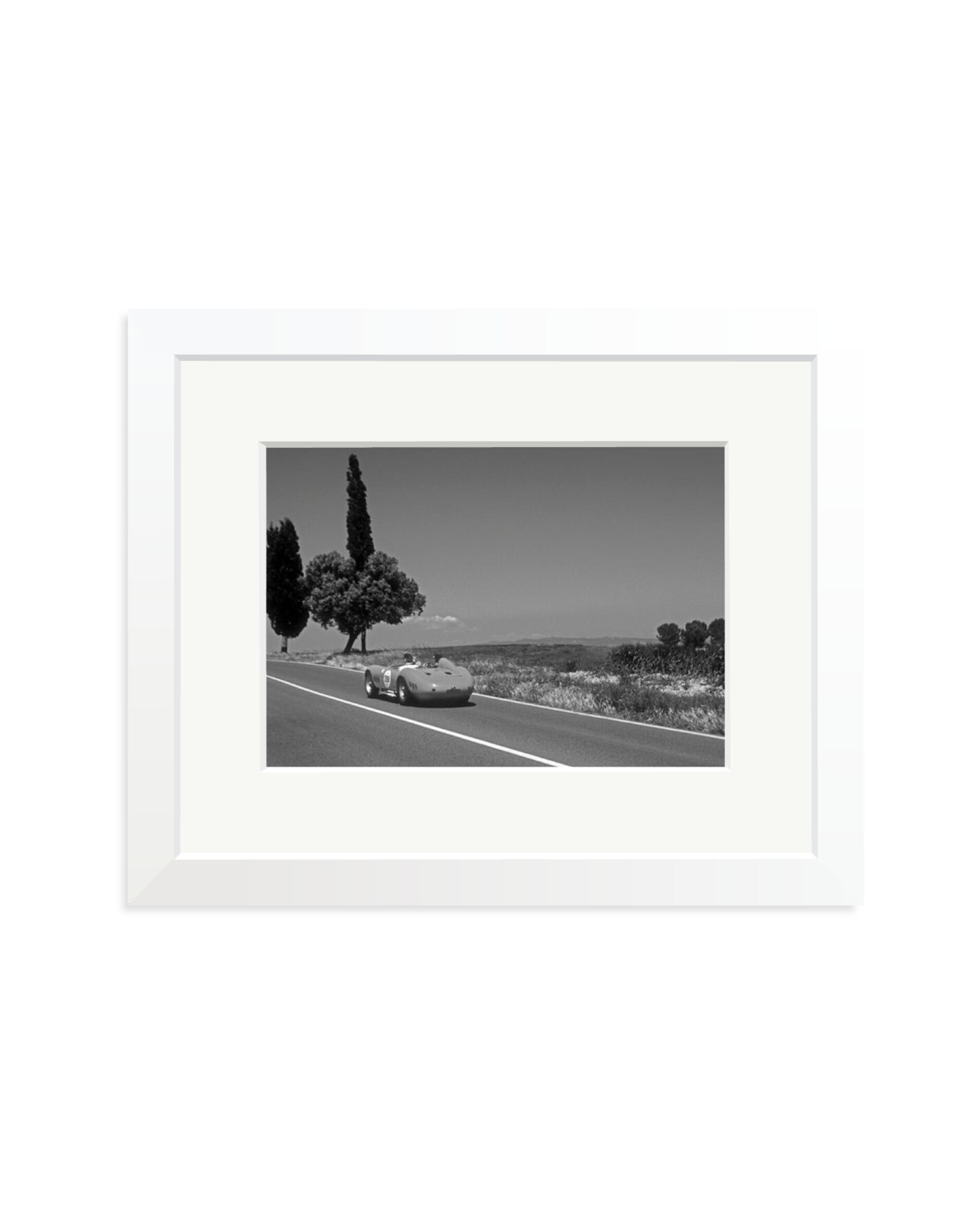 Maserati 300S in Italy White / Small