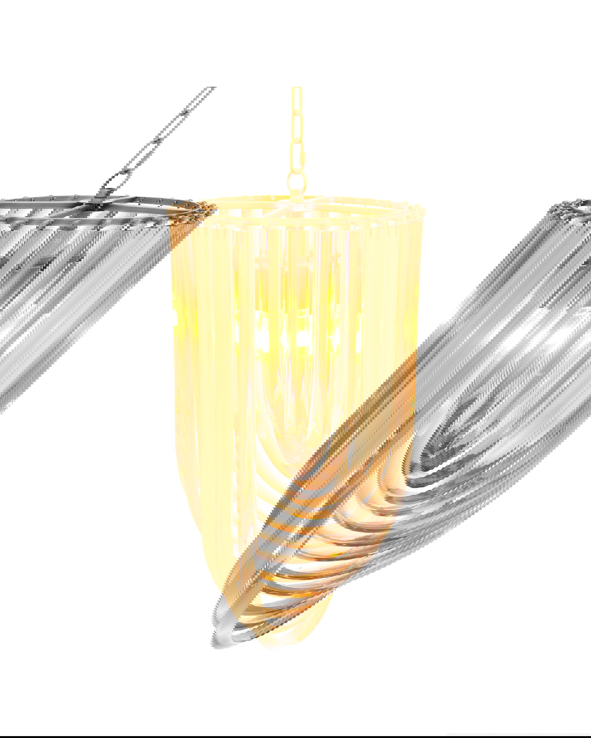 Murano takkrona champagne