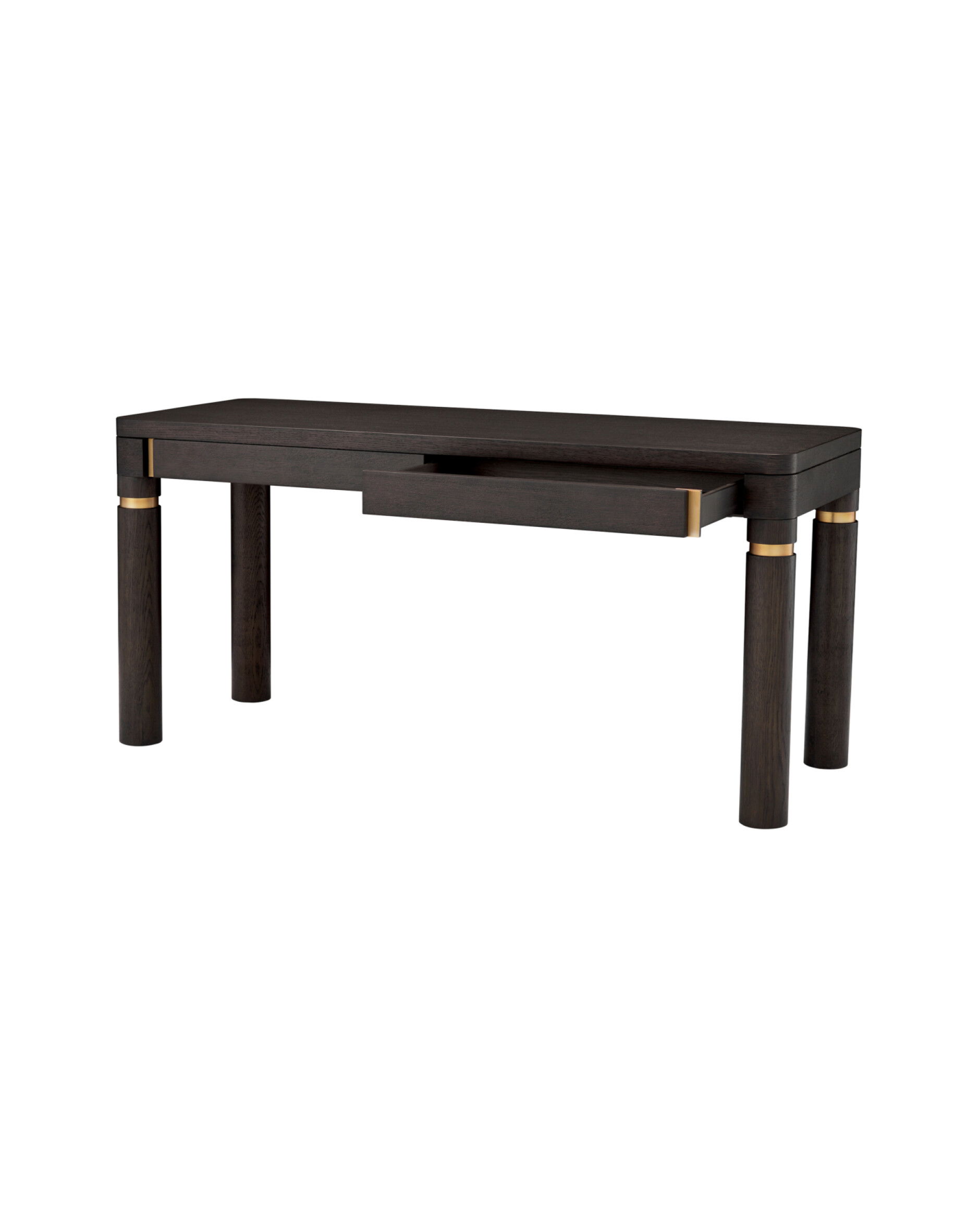 Carmel schreibtisch mocha eiche furnier