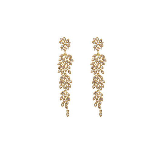 null - Laurel Earrings Crystal