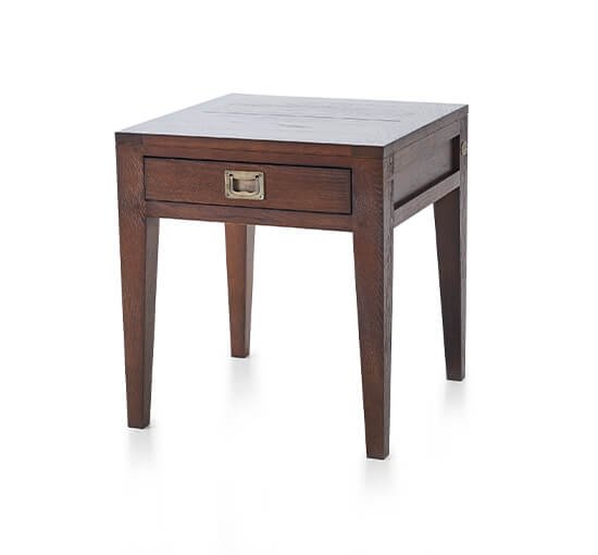 Fairfield Side Table Noble Newport Brown