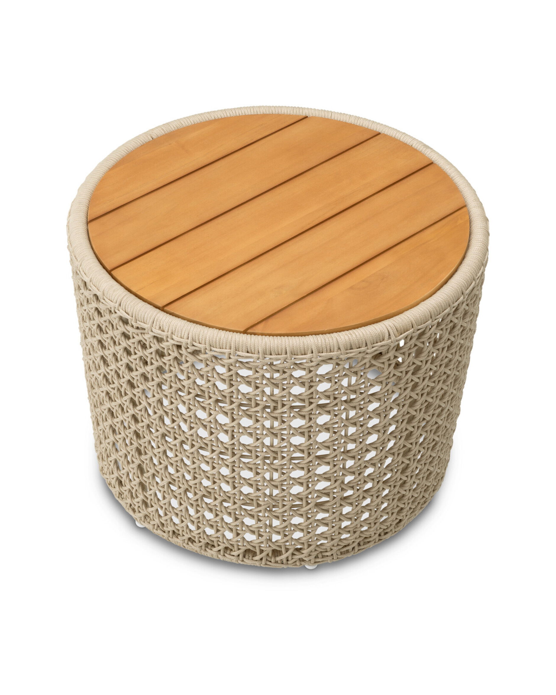 Trinity teak side table