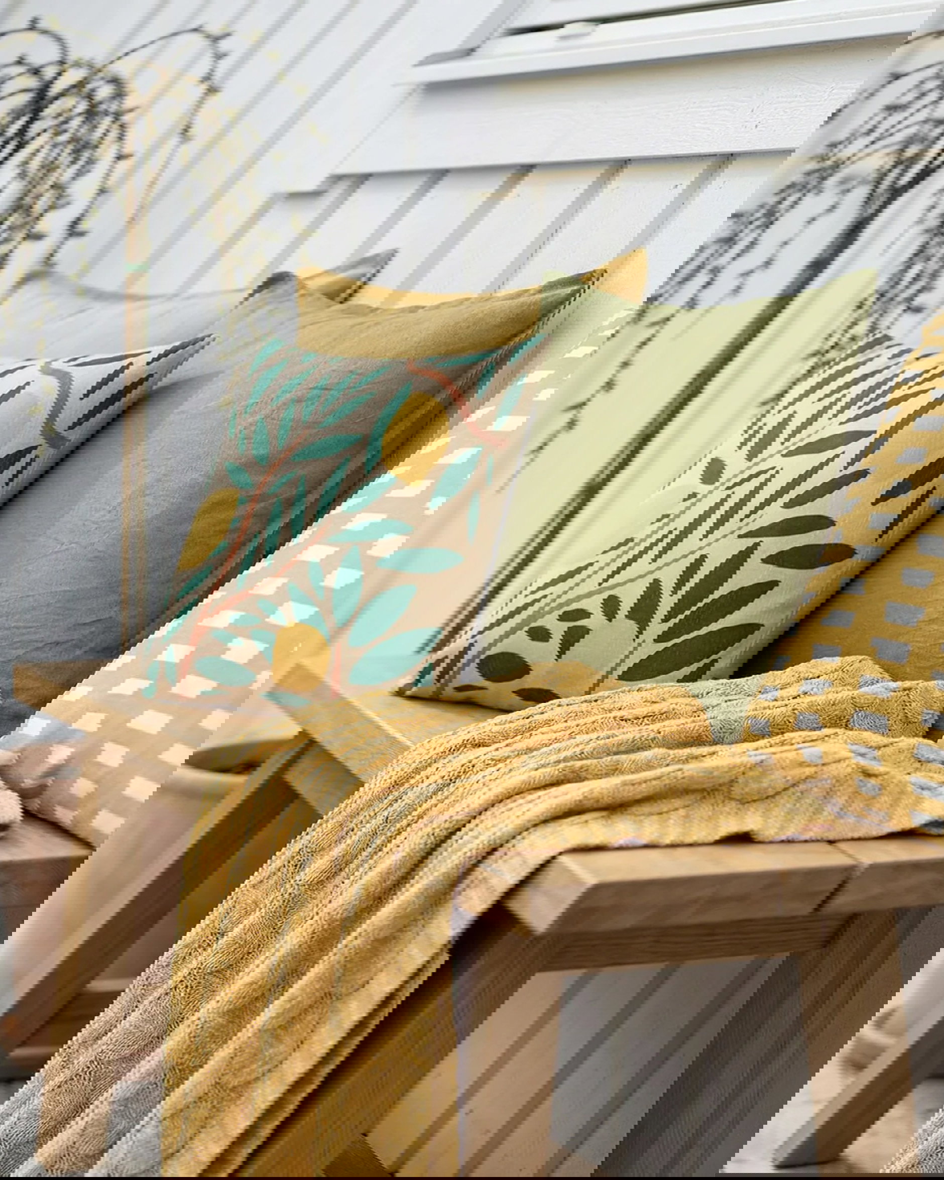 Classic Linen cushion cover ochre