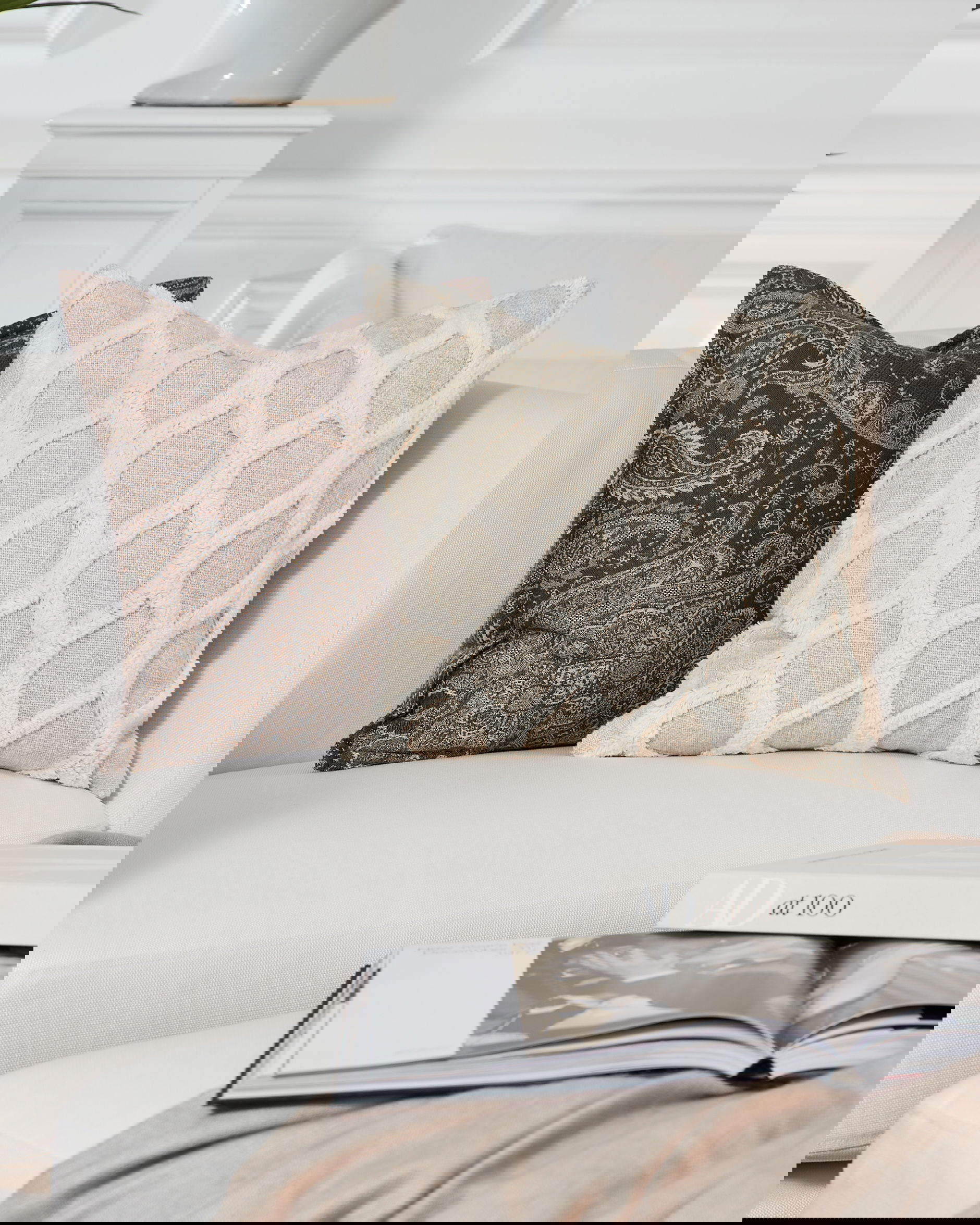 Eroz Cushion Cover Brown OUTLET