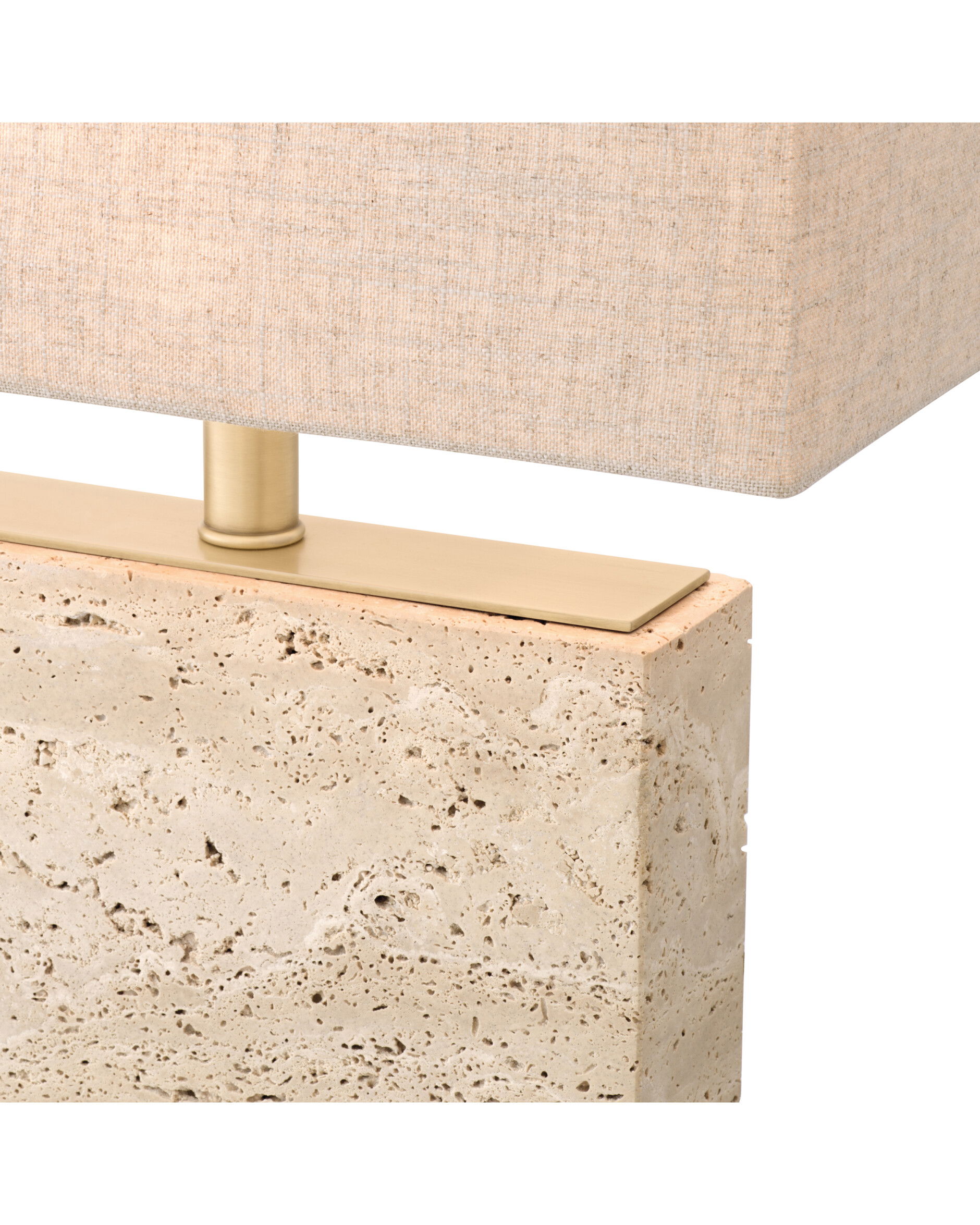 Newton Table Lamp Travertine