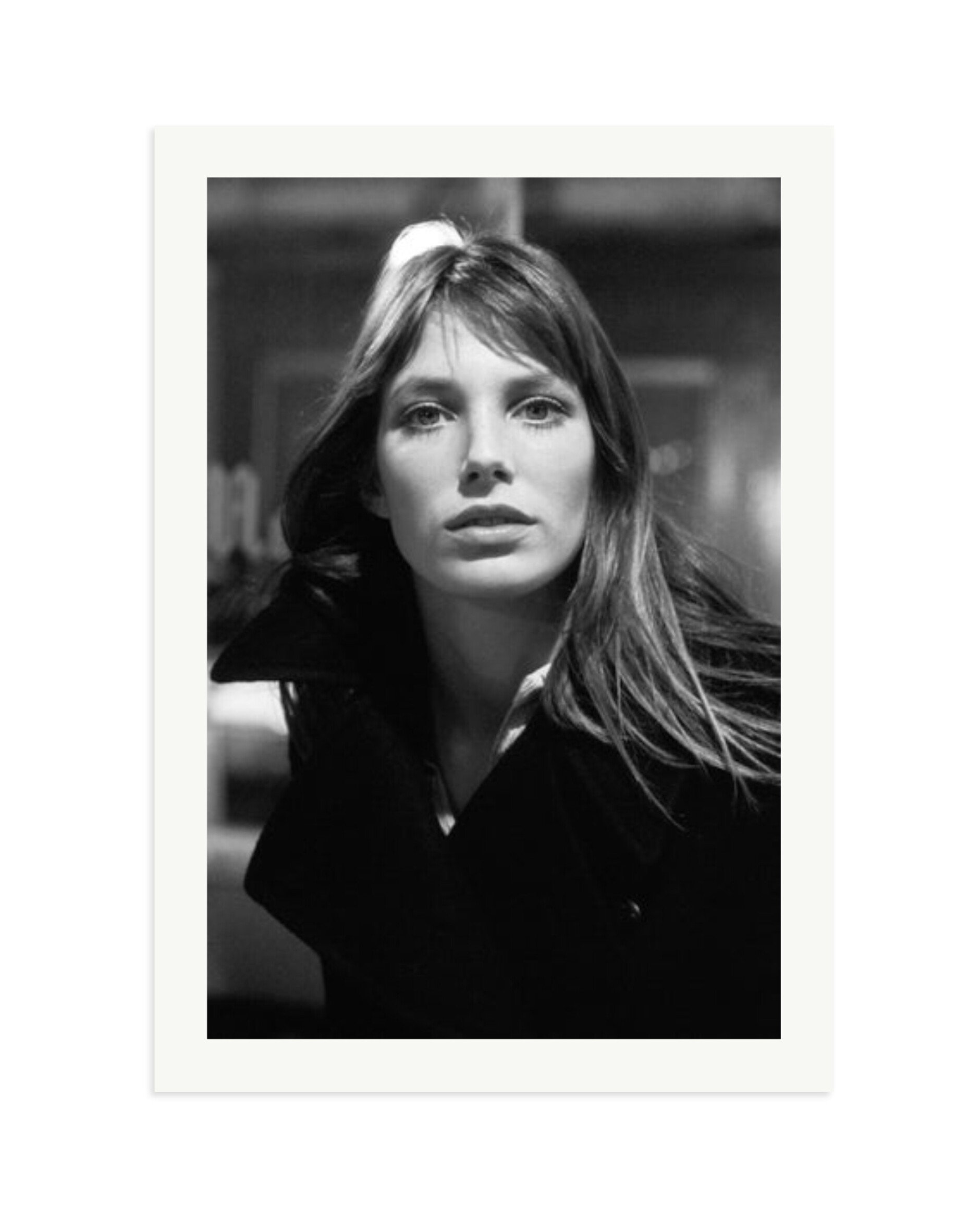 Jane in Paris, Black and White Print Only / XXL