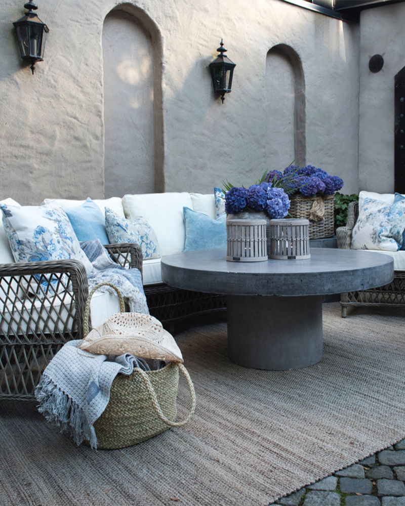 Regent soffbord grå Ø120