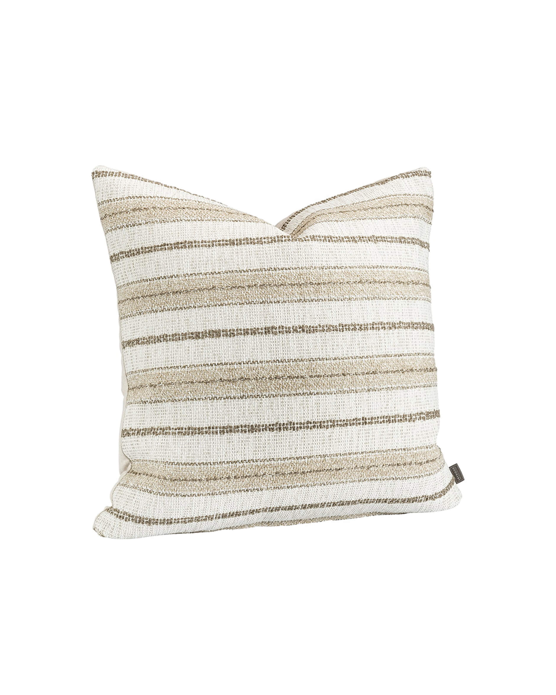 Nomad multi stripe kuddfodral natural