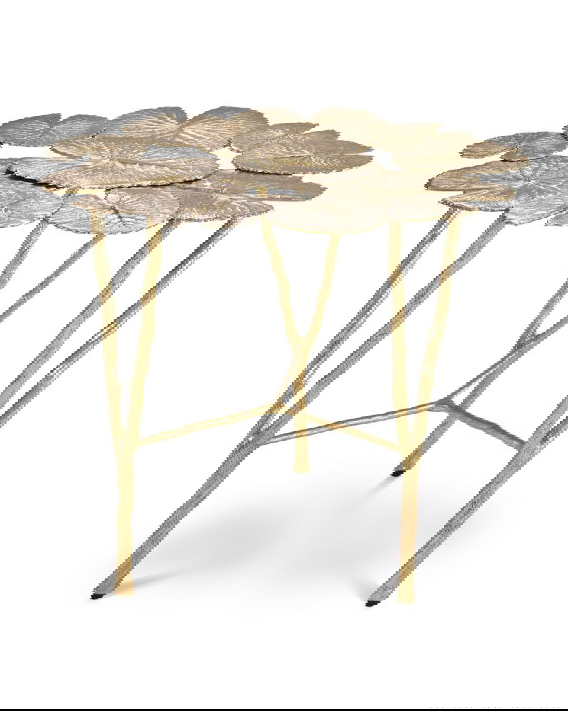 Tropicale Side Table Polished Brass