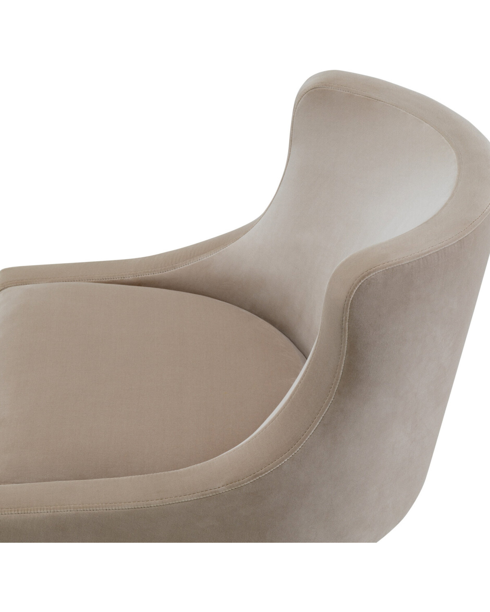 Chavelle dining chair torrin natural velvet