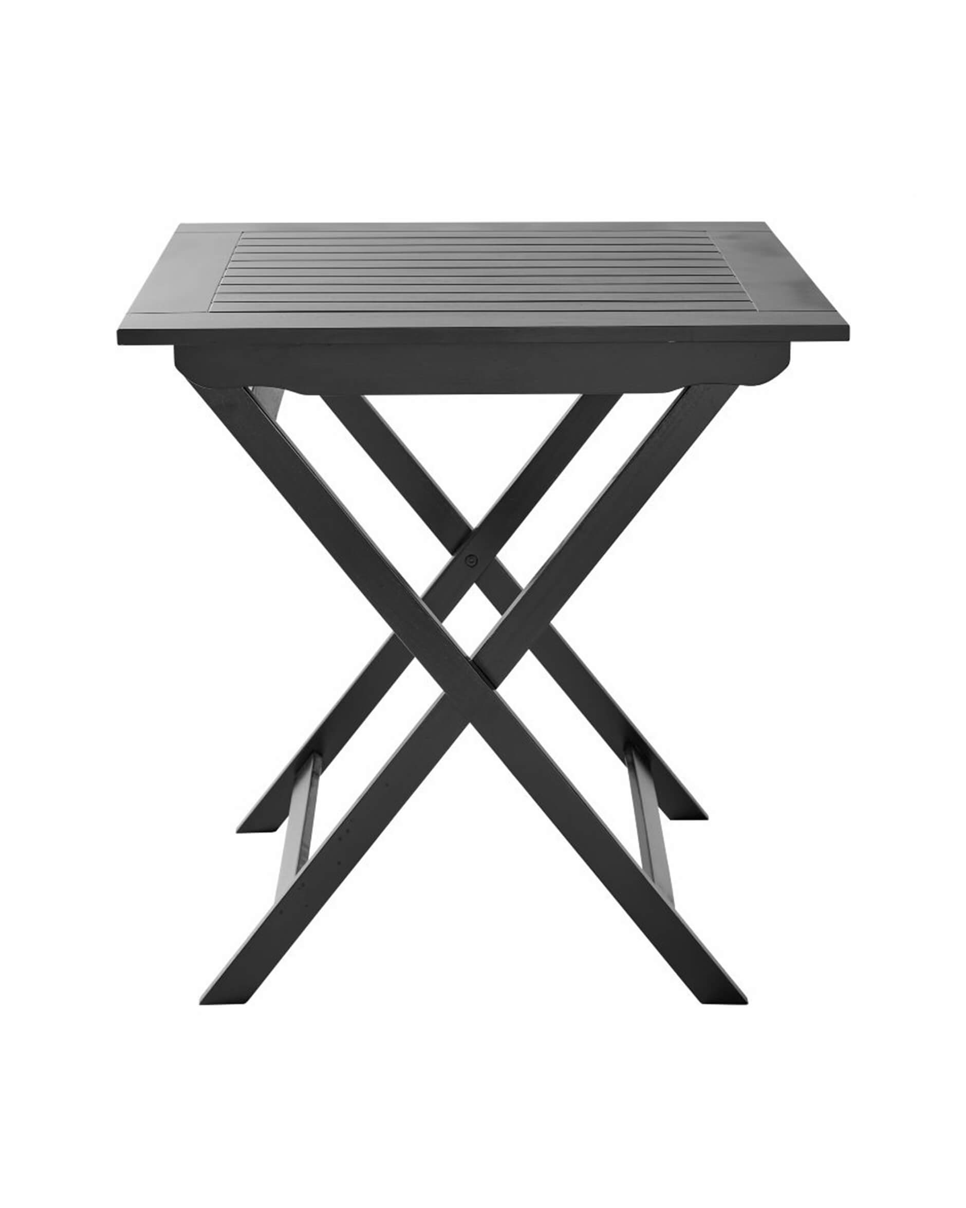 York Folding Table Black