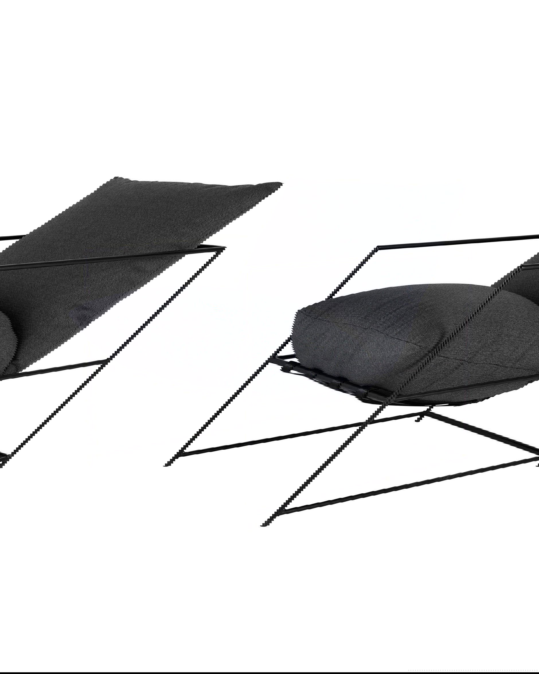 Cannes fåtölj svart