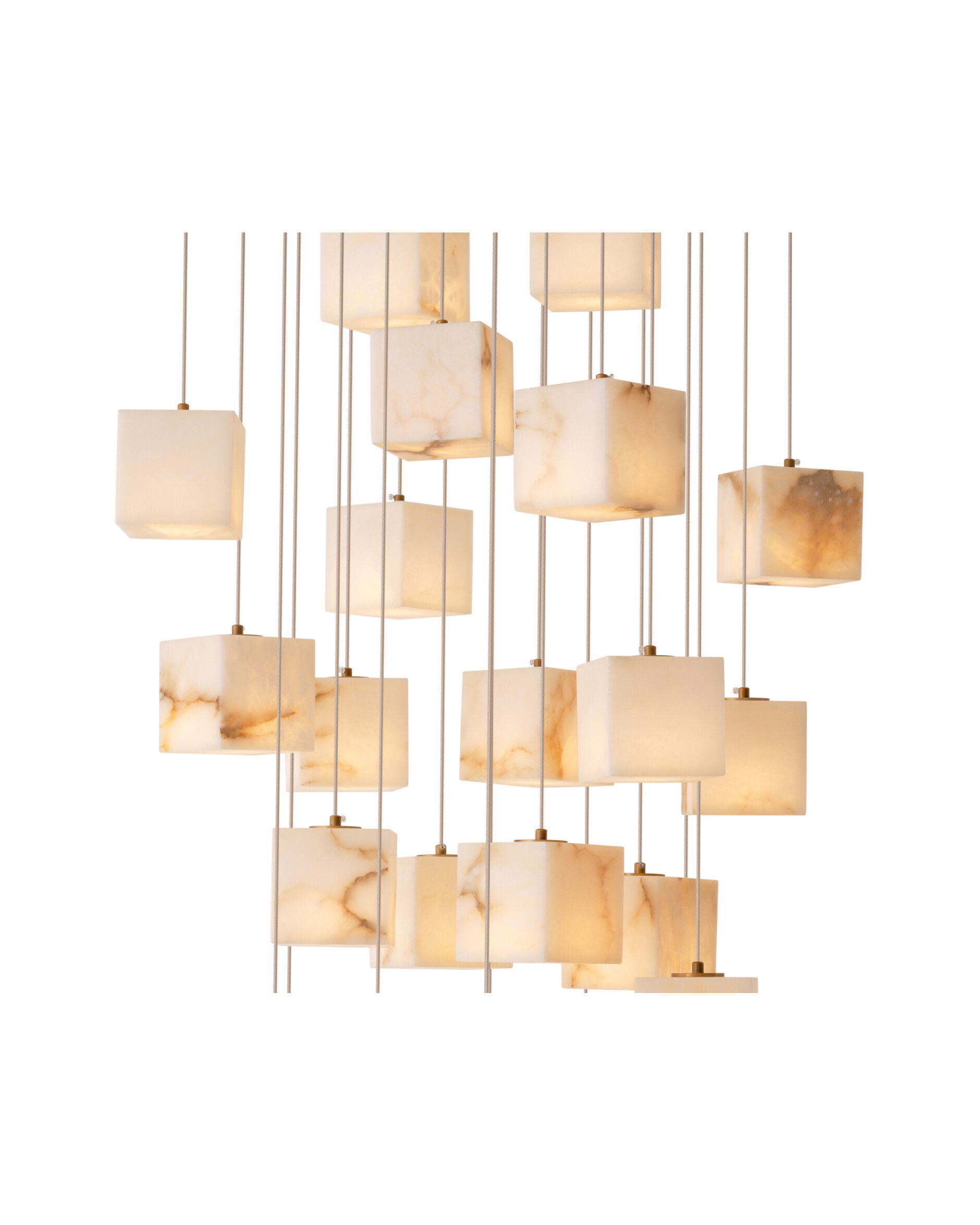 Duboce Chandelier Vintage Brass