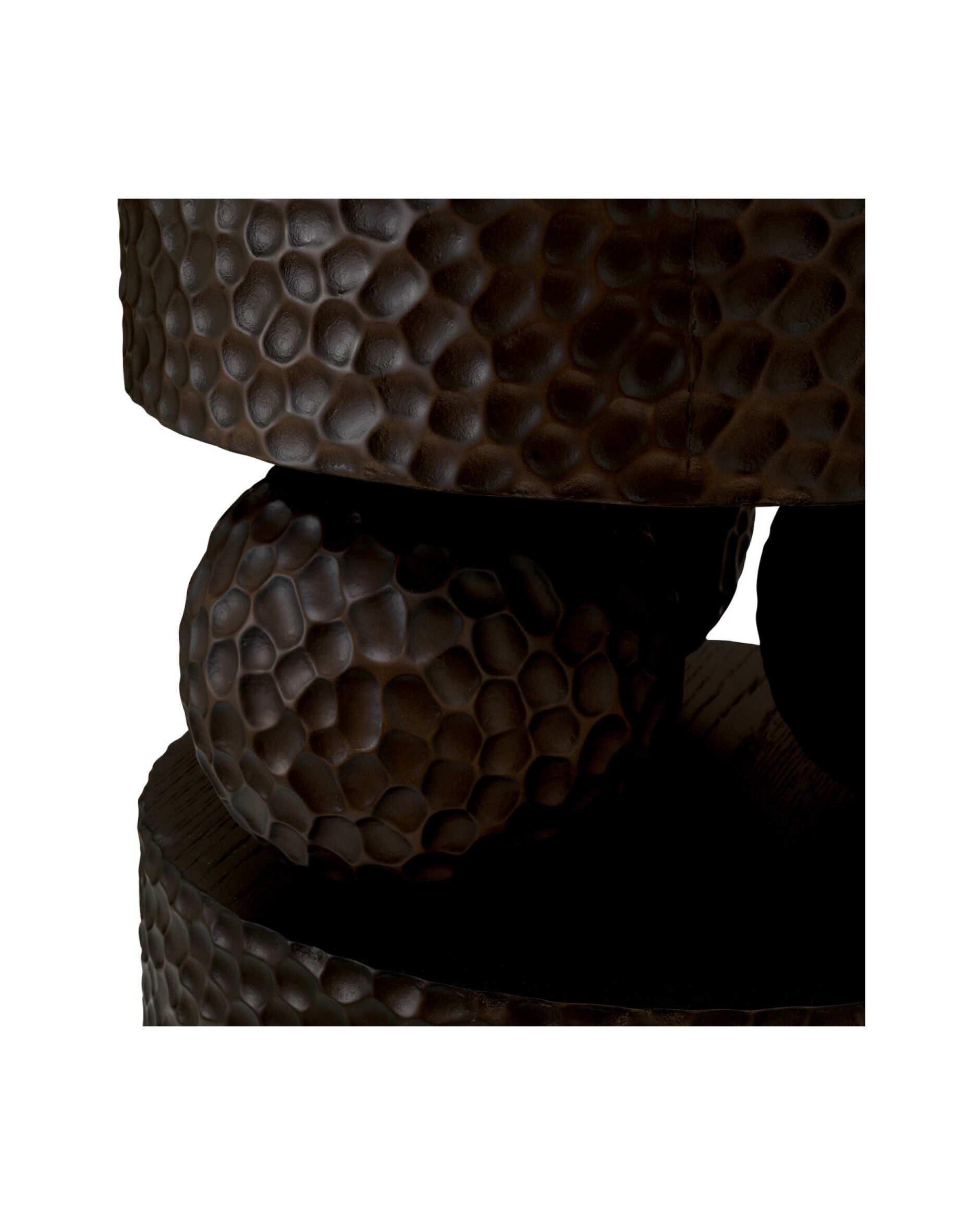 Thoren Side Table Ebony Oak Veneer