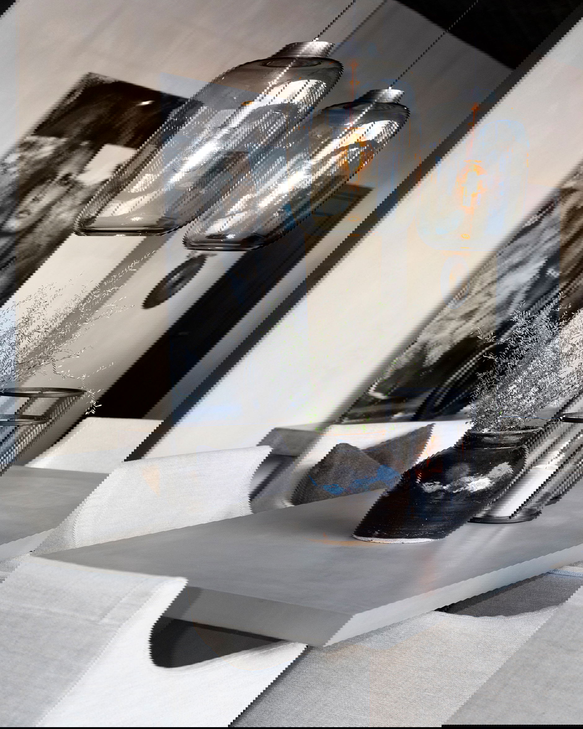 Endless Laut taklampa grå