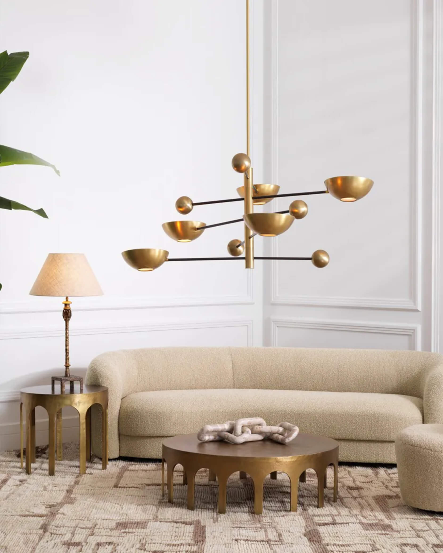 Santoro Table Lamp Vintage Brass
