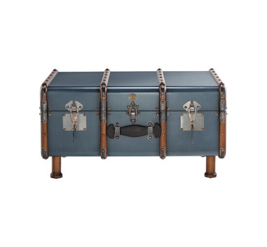 null - Stateroom Trunk Table, Black