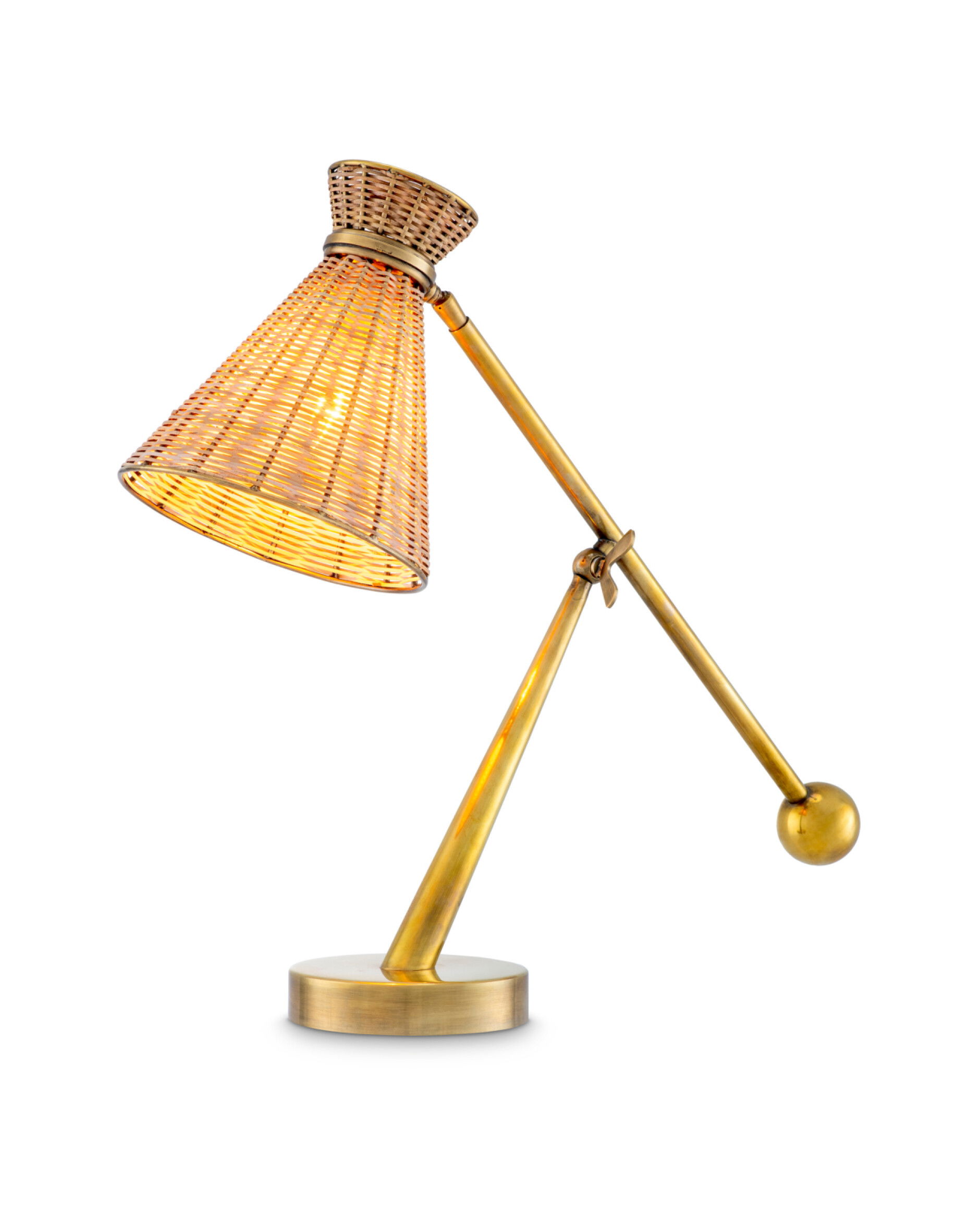 Kon Tiki bordslampa beige