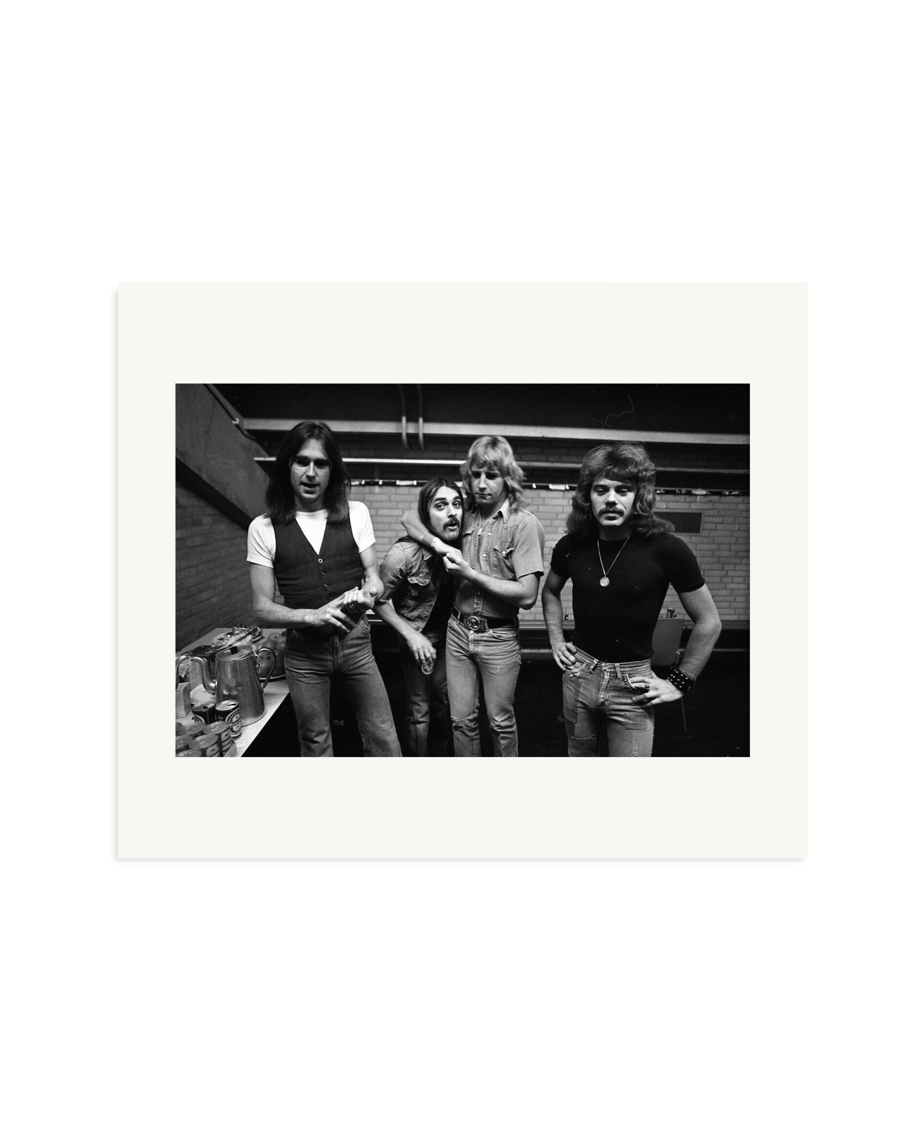 Status Quo Backstage in Amsterdam Print Only / Large