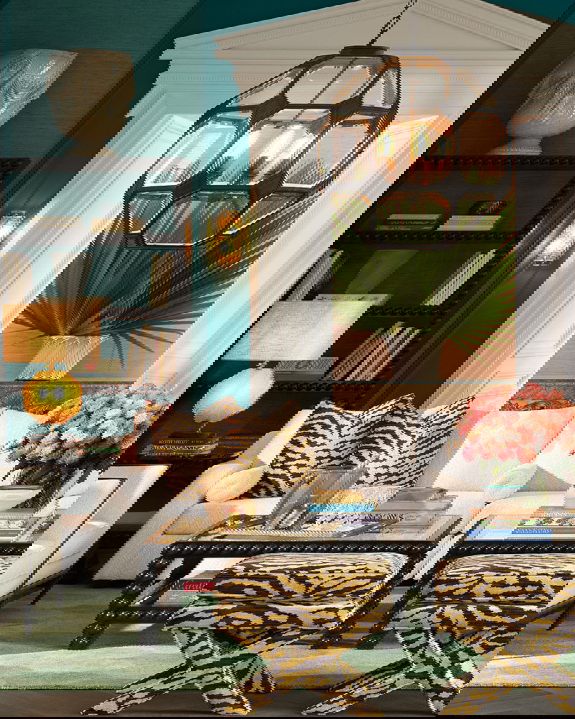 Kenton vitrinekast zwart