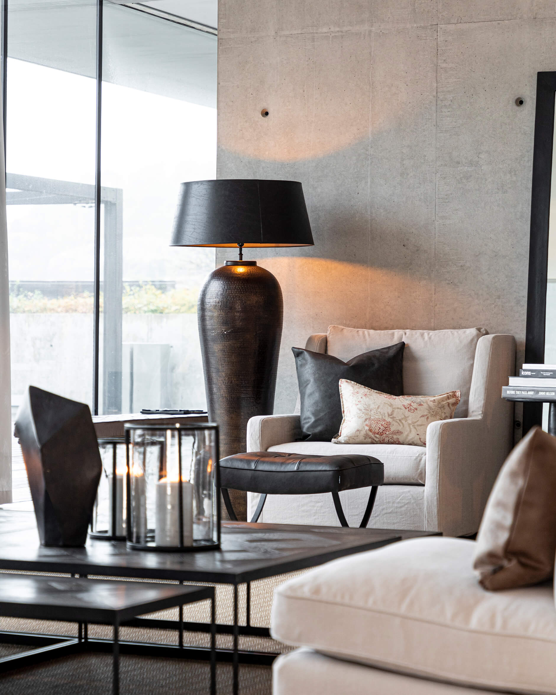 Florence lattialamppu antiikkipronssi OUTLET