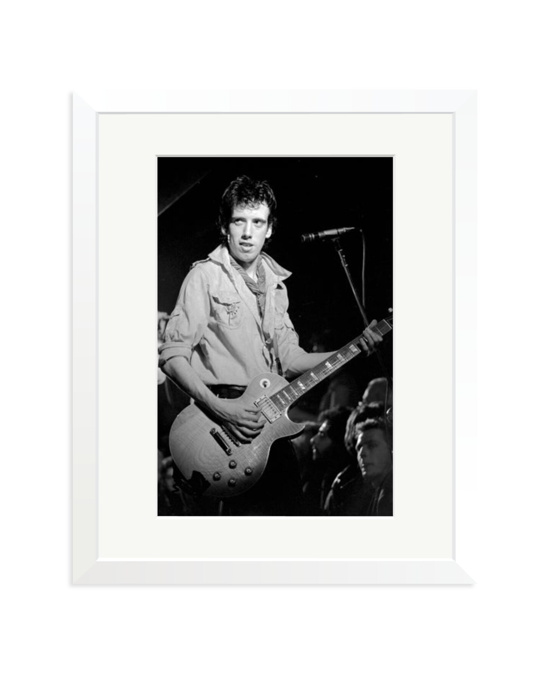 Mick Jones of The Clash 1979 White / Medium