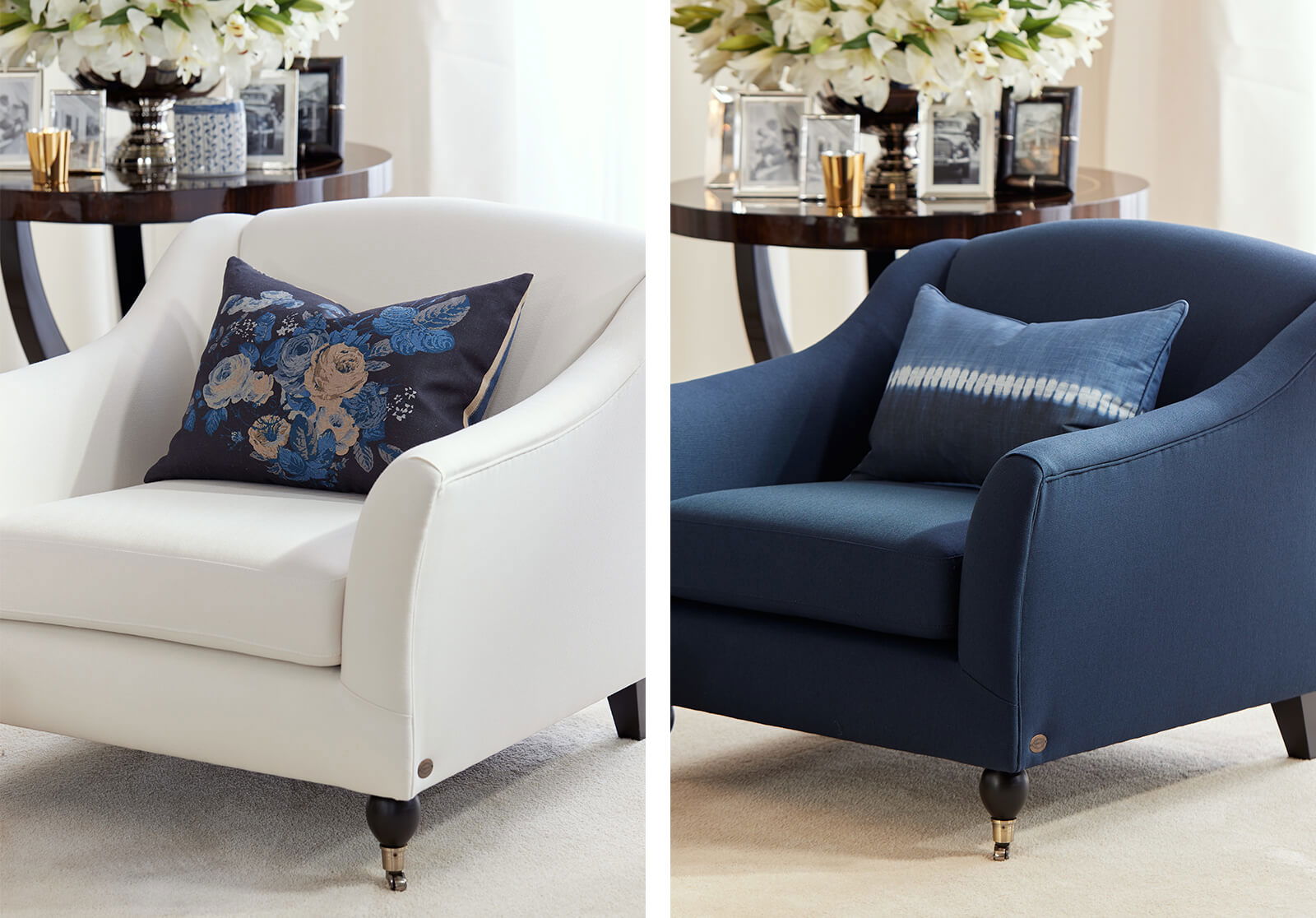 Blue & White Interior