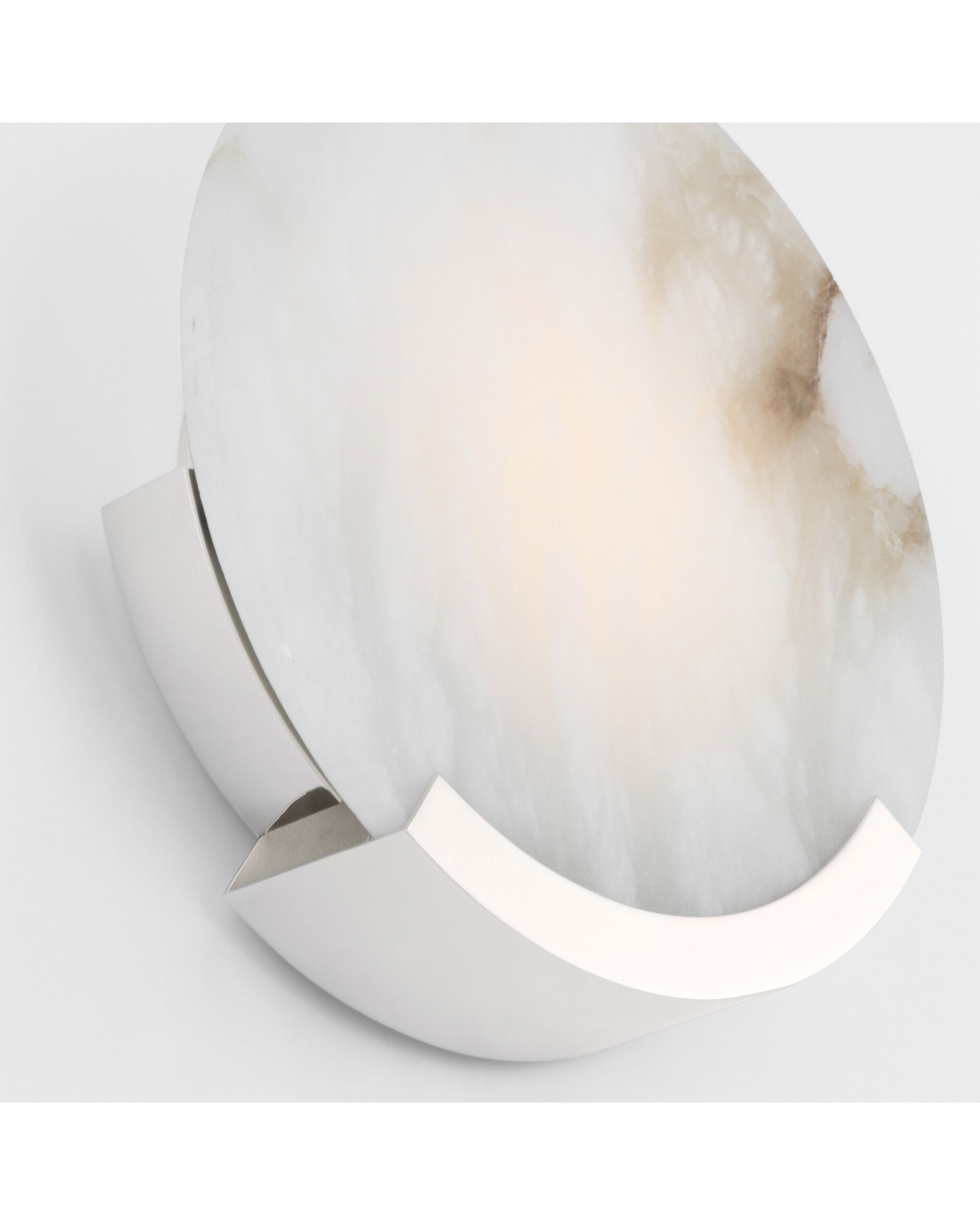 Melange 13" vägglampa nickel