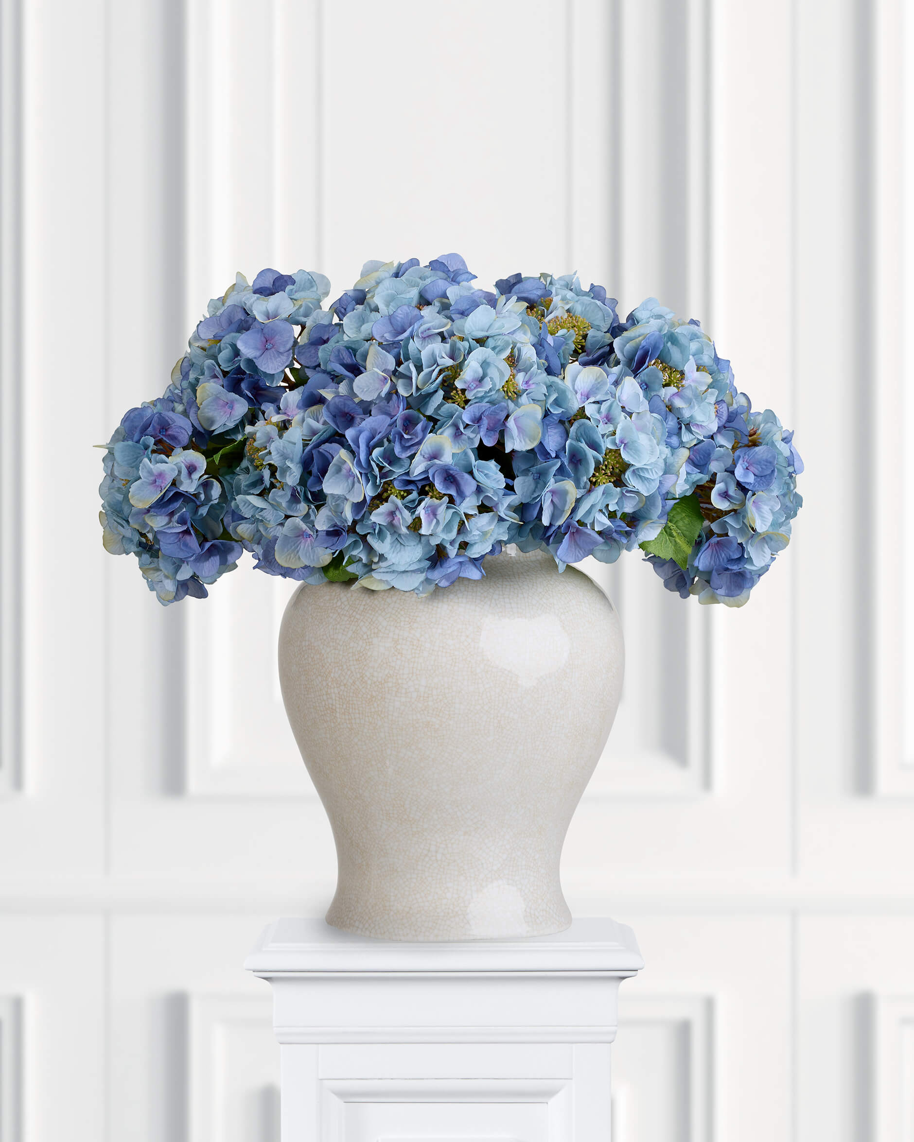 Hortensia snittblomma blå/grön