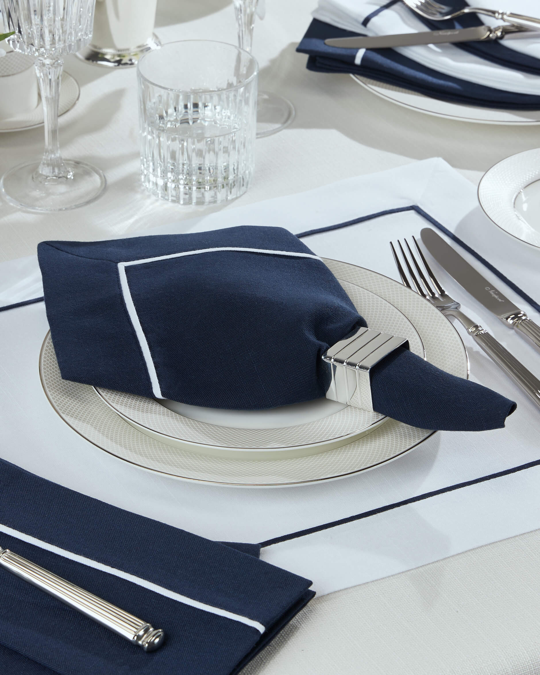 Castleford servett blå